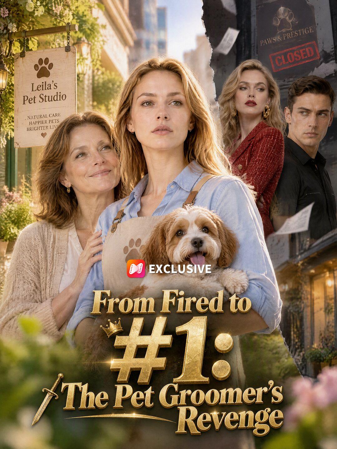 From Fired to #1: The Pet Groomer's Revenge short drama poster