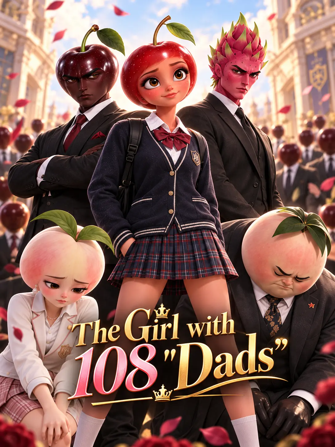 The Girl with 108 "Dads" short drama poster
