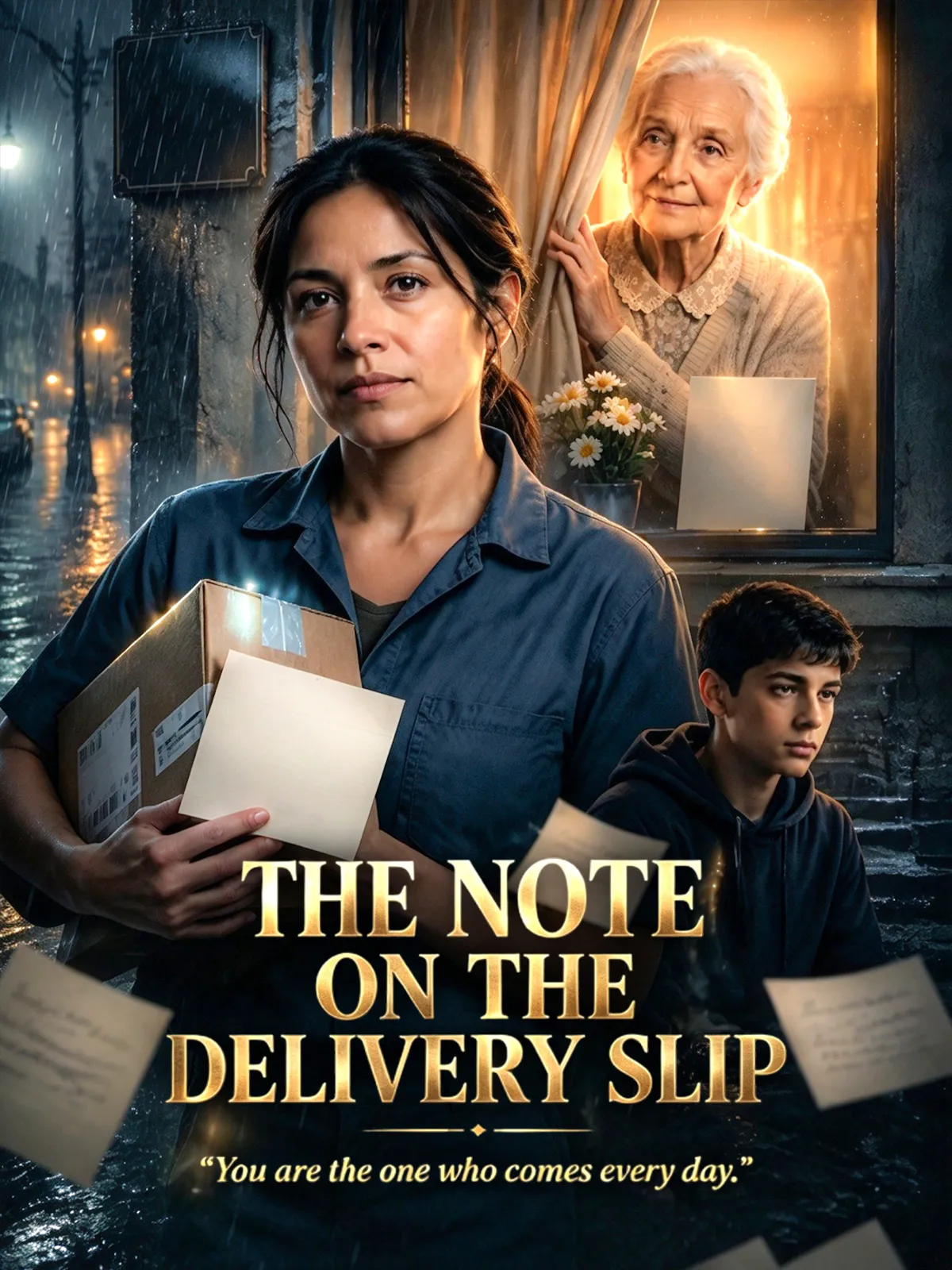 The note on the delivery slip short drama poster