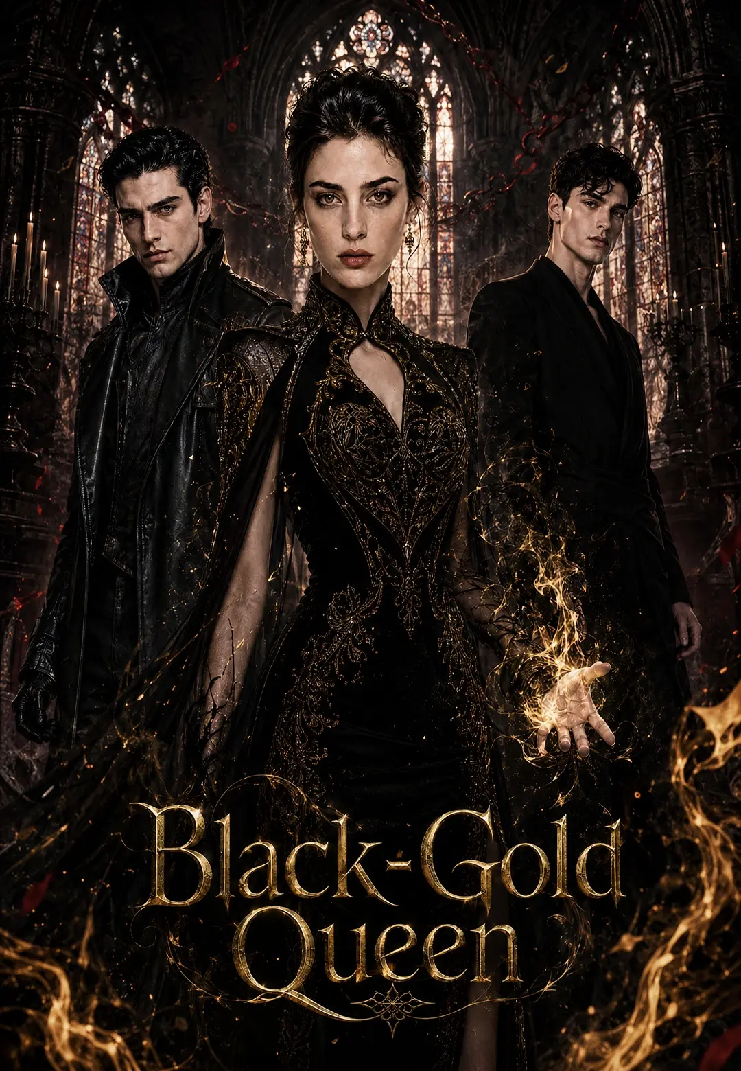 Black-Gold Queen short drama poster