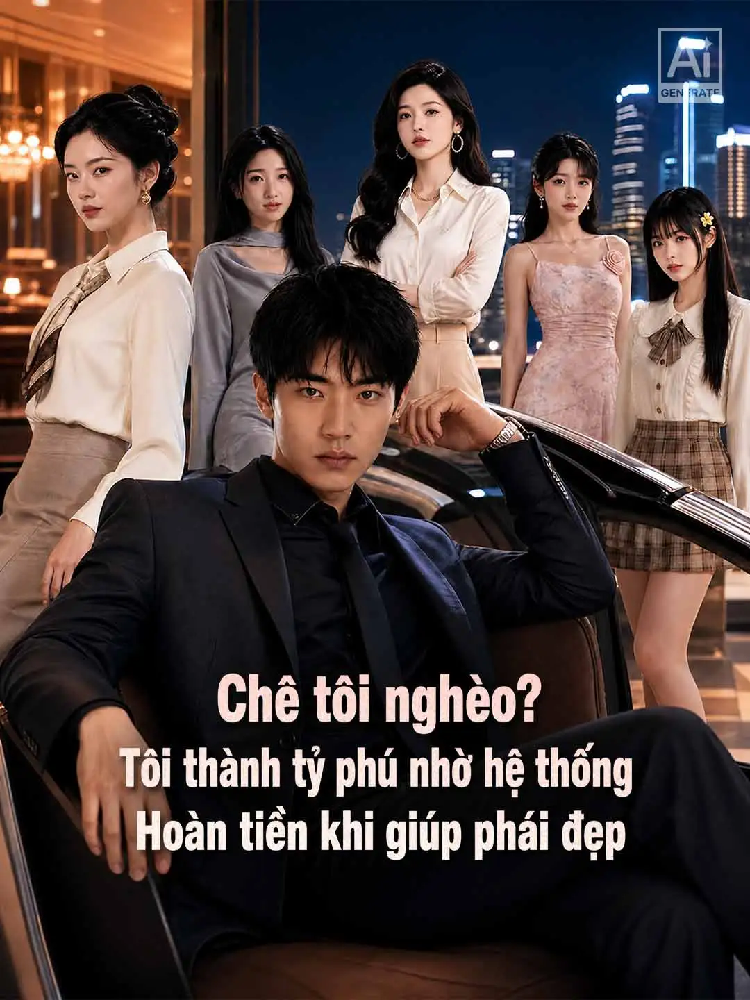 Chê tôi nghèo? Tôi thành tỷ phú nhờ hệ thống Hoàn tiền khi giúp phái đẹp short drama poster