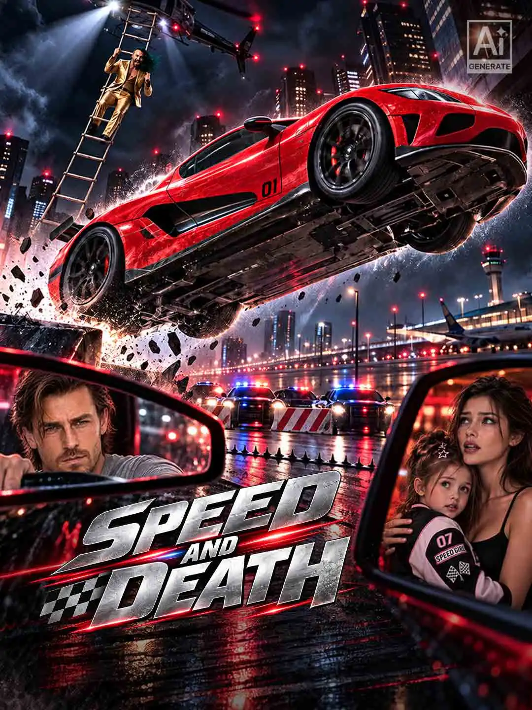 Speed and Death short drama poster