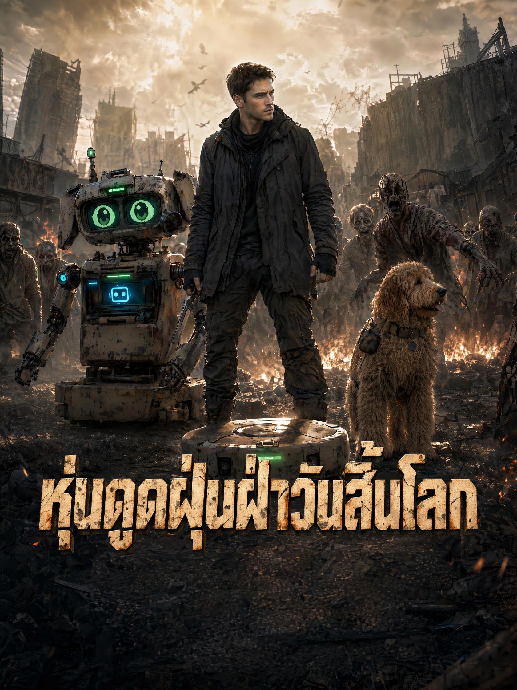 หุ่นดูดฝุ่นฝ่าวันสิ้นโลก short drama poster