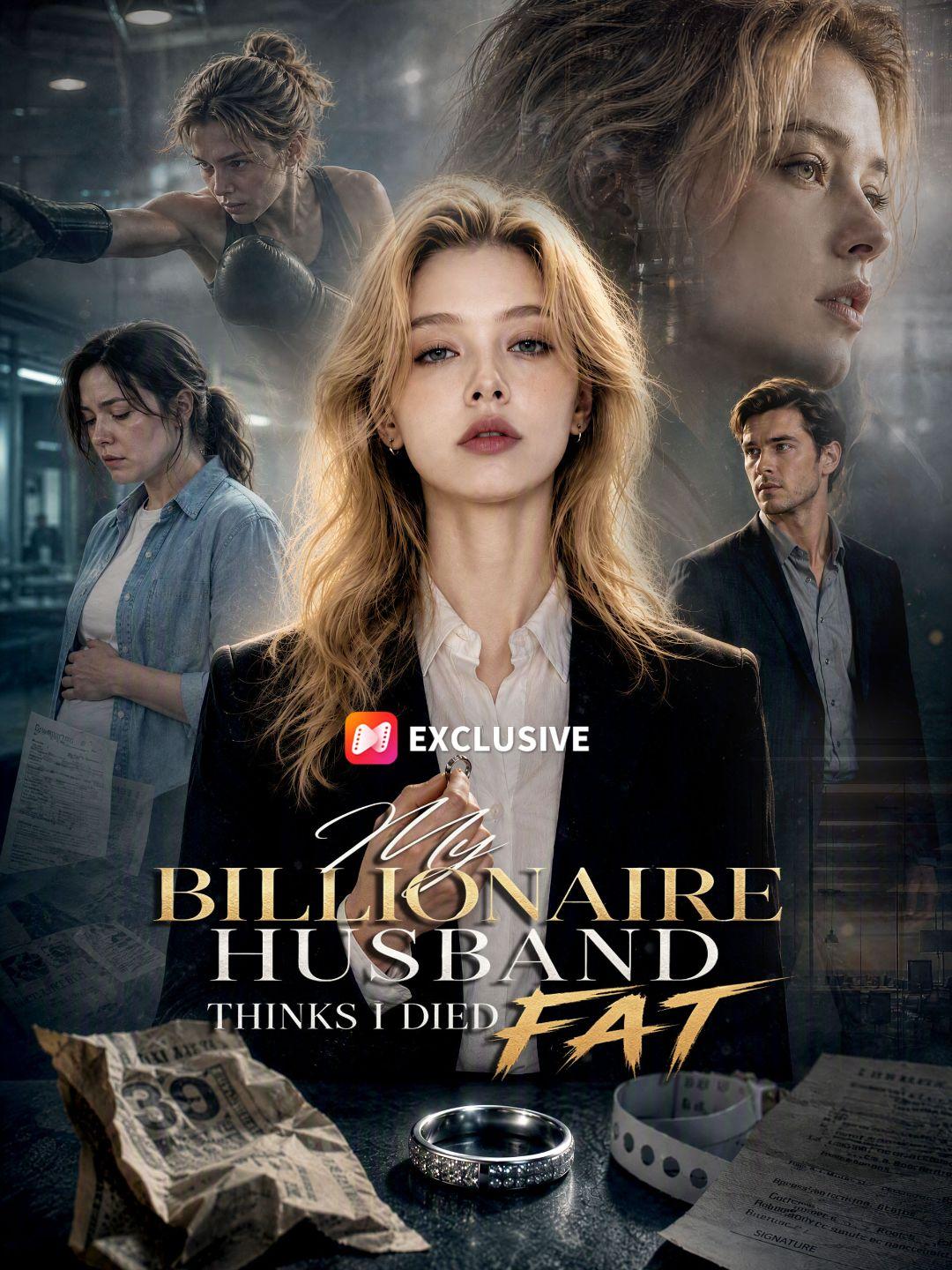 My Billionaire Husband Thinks I Died Fat short drama poster