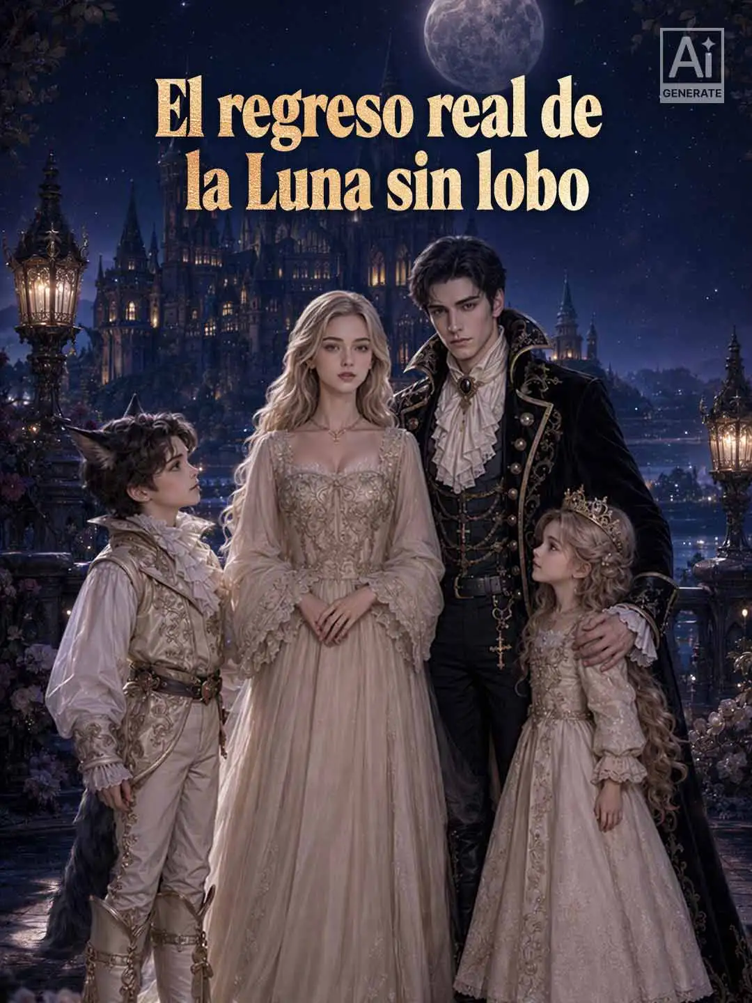 El regreso real de la Luna sin lobo short drama poster