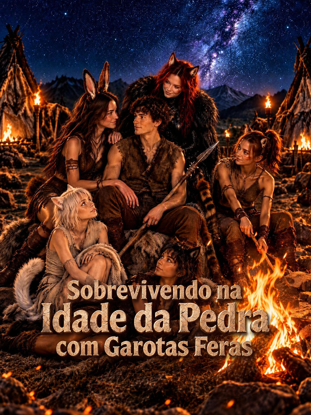 Sobrevivendo na Idade da Pedra com Garotas Feras short drama poster