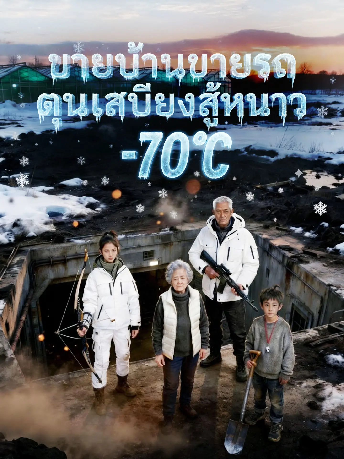 [พากย์เสียง] ขายบ้านขายรถ ตุนเสบียงสู้หนาว -70℃ short drama poster