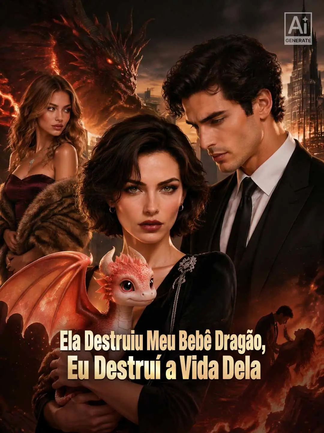 Ela Destruiu Meu Bebê Dragão, Eu Destruí a Vida Dela short drama poster