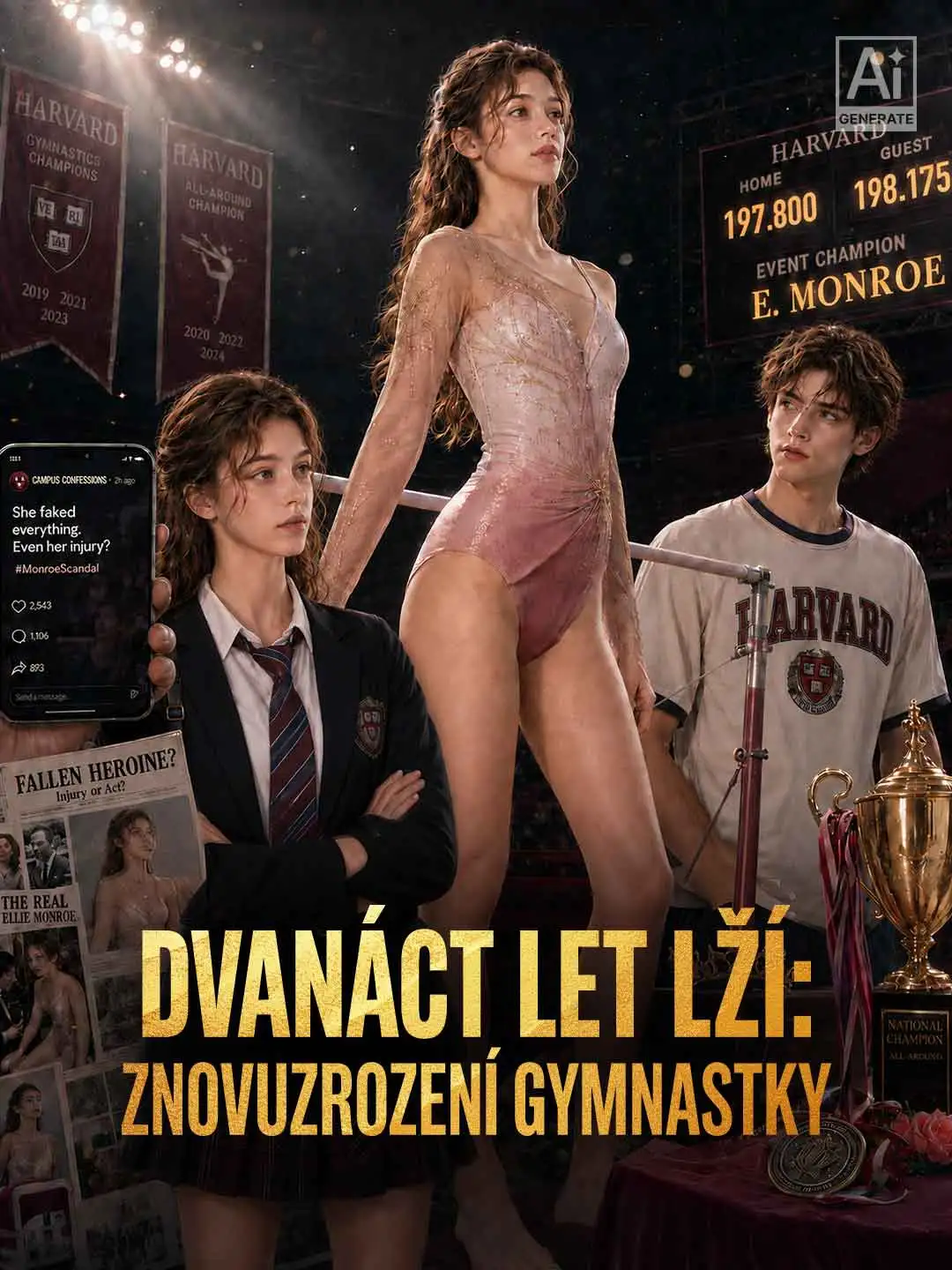 Dvanáct let lží: Znovuzrození gymnastky short drama poster