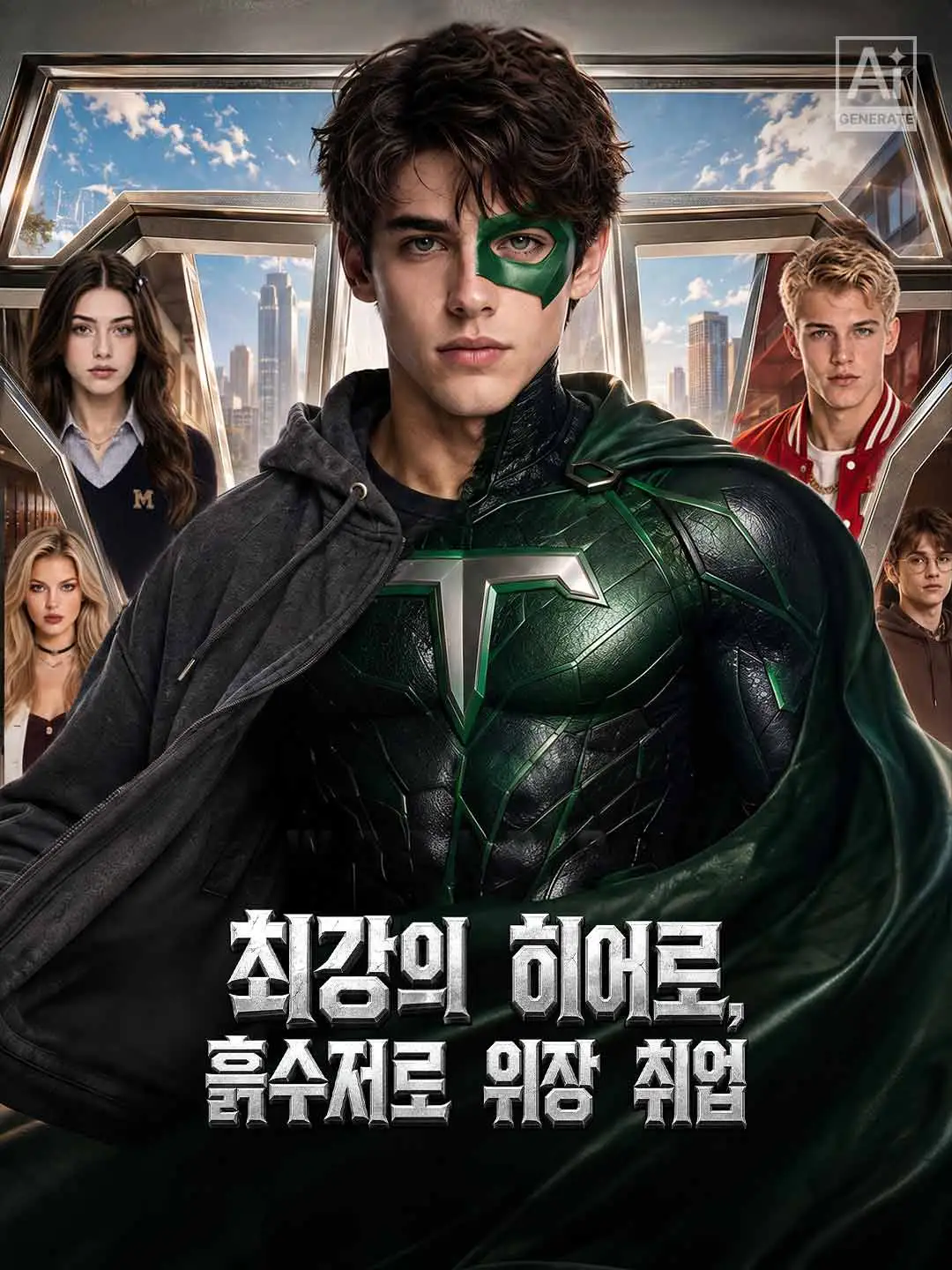 최강의 히어로, 흙수저로 위장 취업 short drama poster
