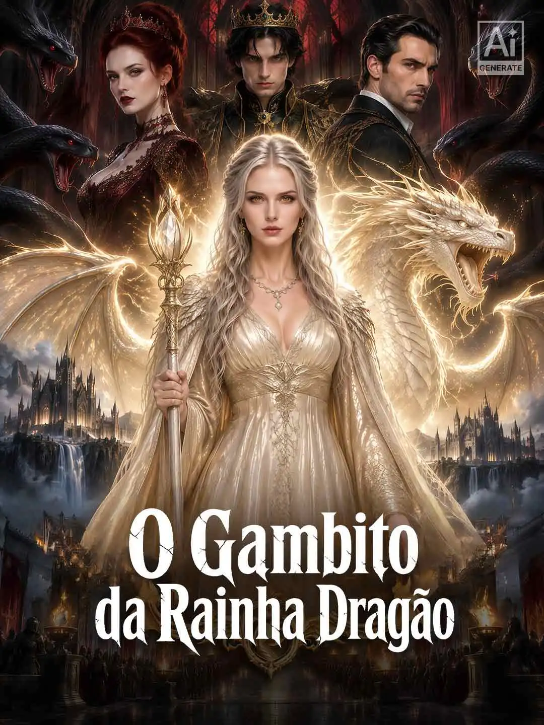 O Gambito da Rainha Dragão short drama poster