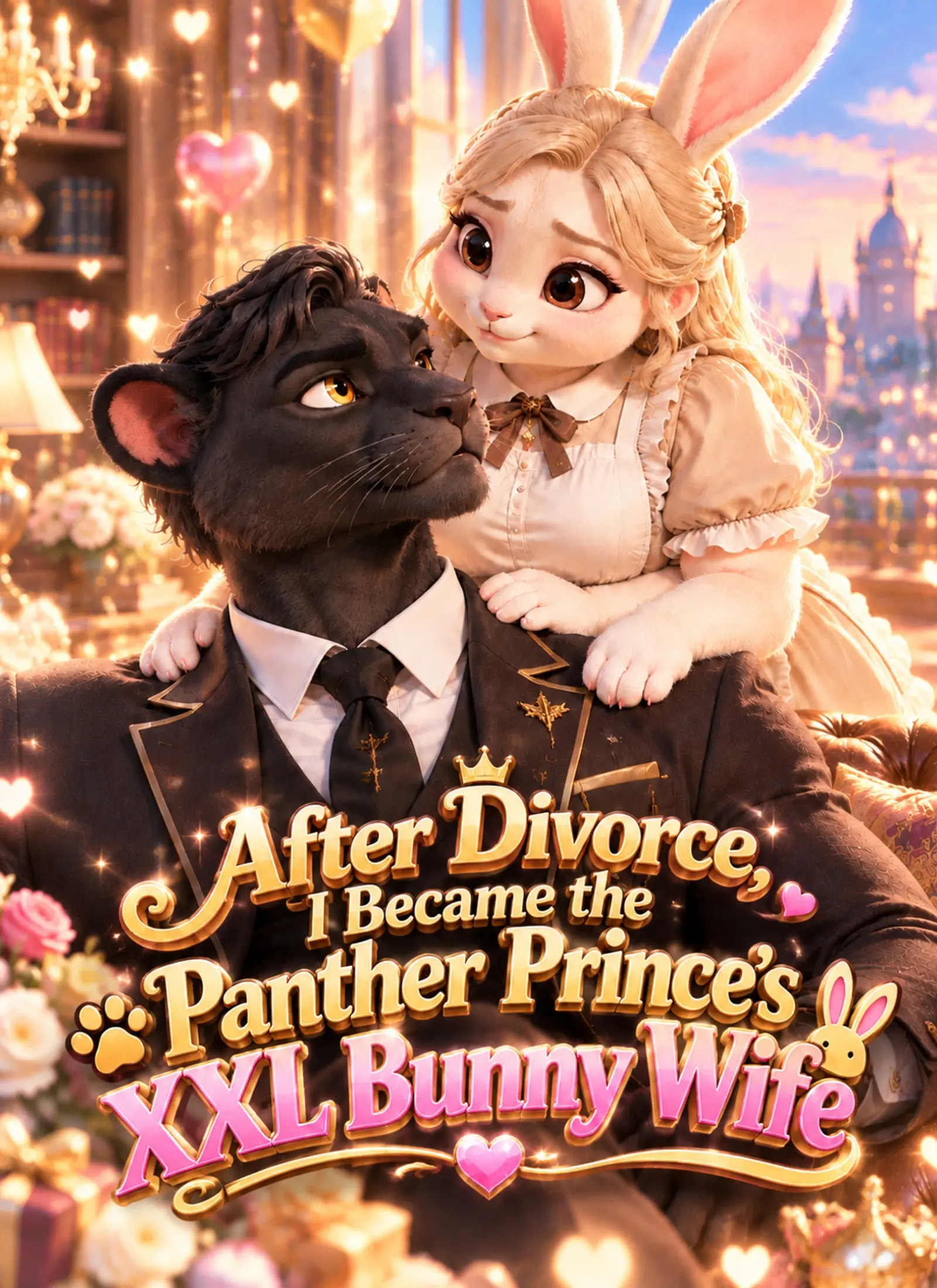 After Divorce, I Became the Panther Prince's XXL Bunny Wife short drama poster