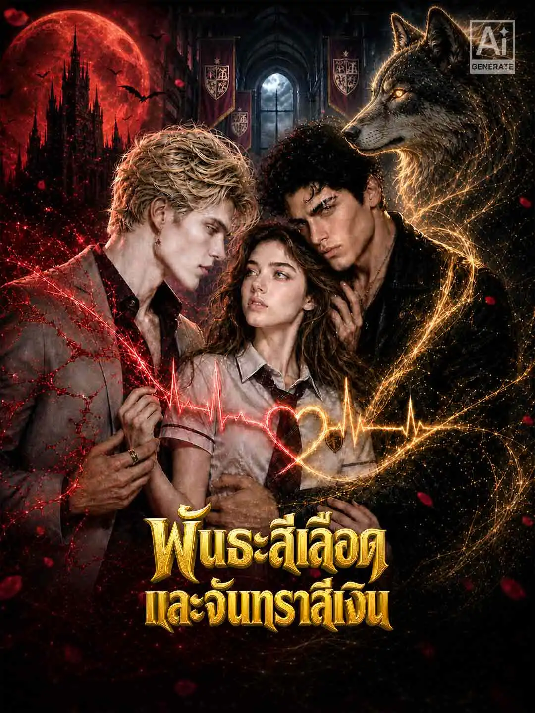 พันธะสีเลือดและจันทราสีเงิน short drama poster