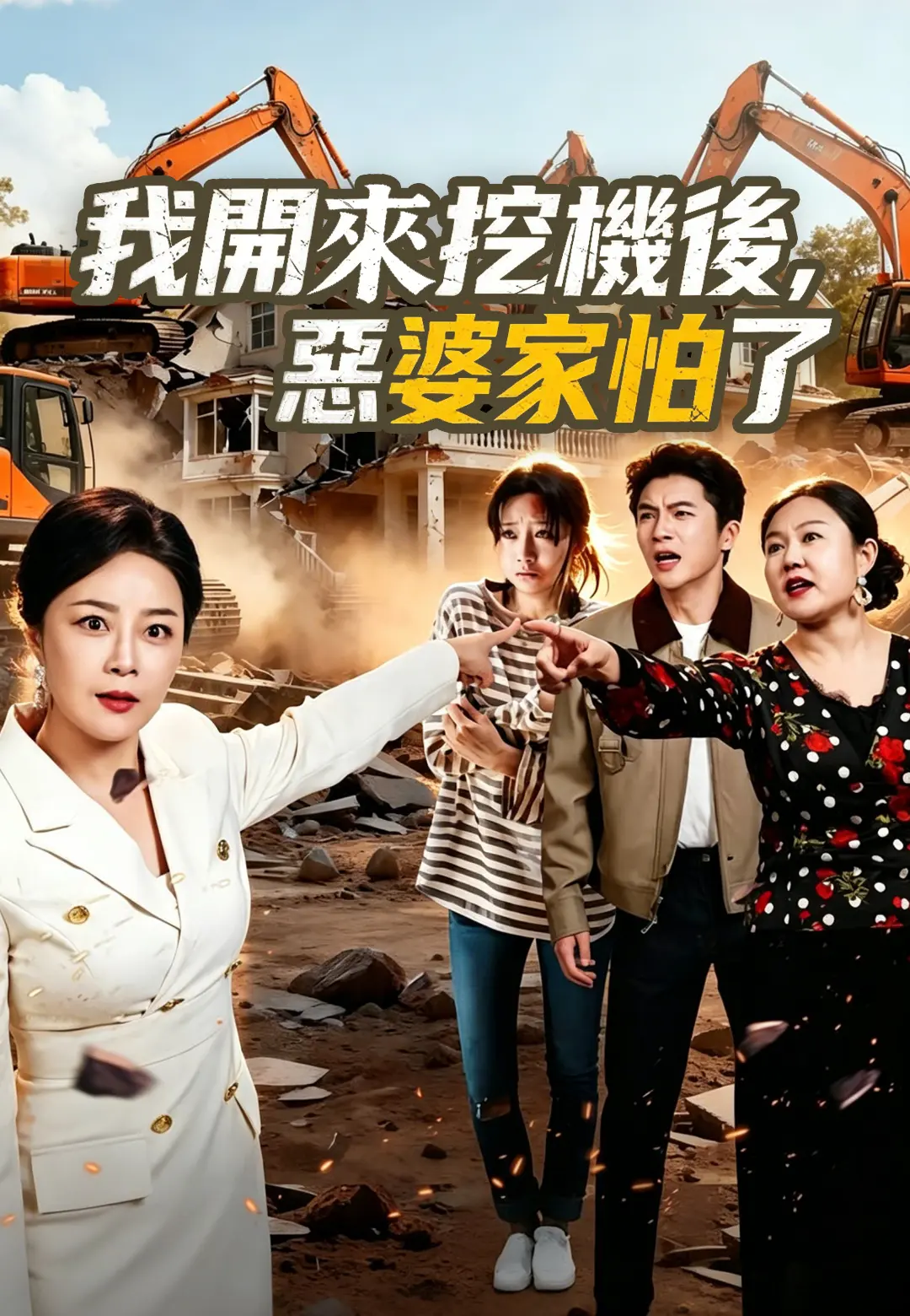 我開來挖機後惡婆家怕了 short drama poster