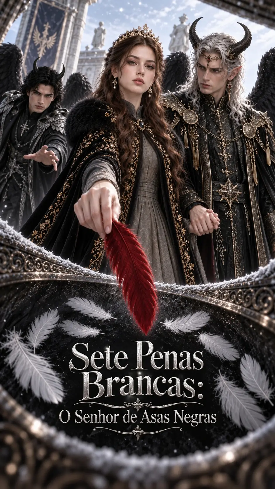 Sete Penas Brancas: O Senhor de Asas Negras short drama poster