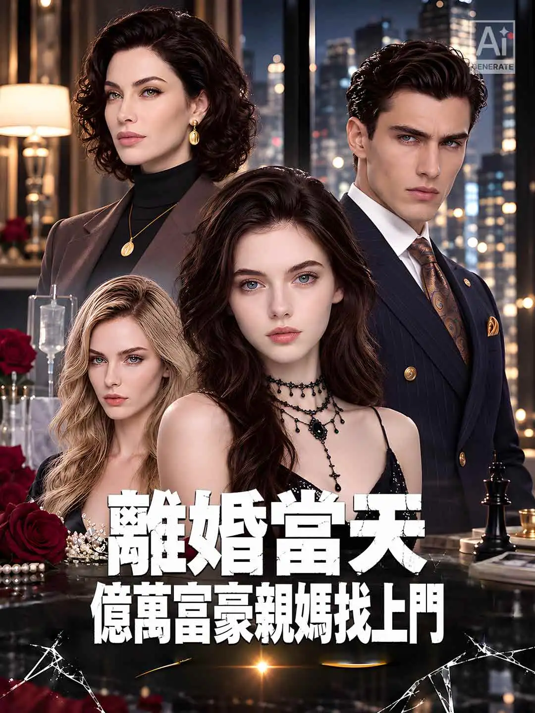 離婚當天 億萬富豪親媽找上門 short drama poster