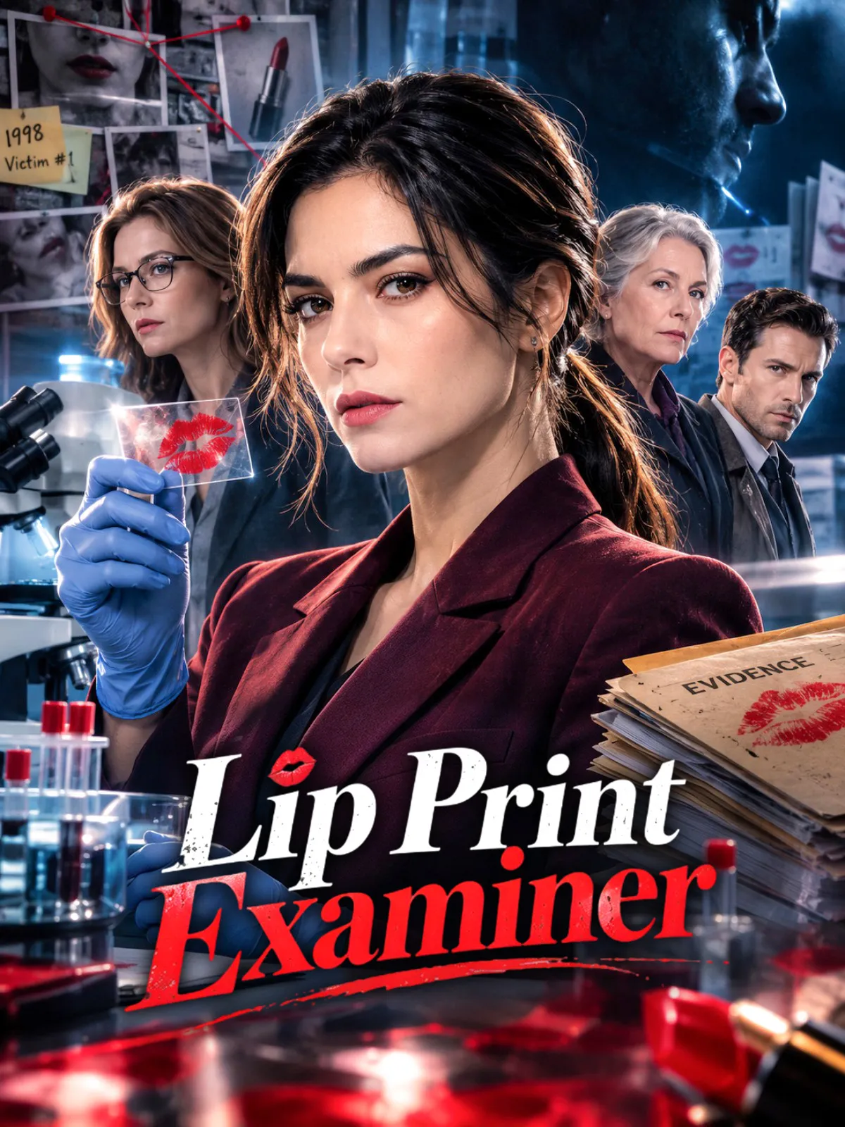 Lip Print Examiner short drama poster