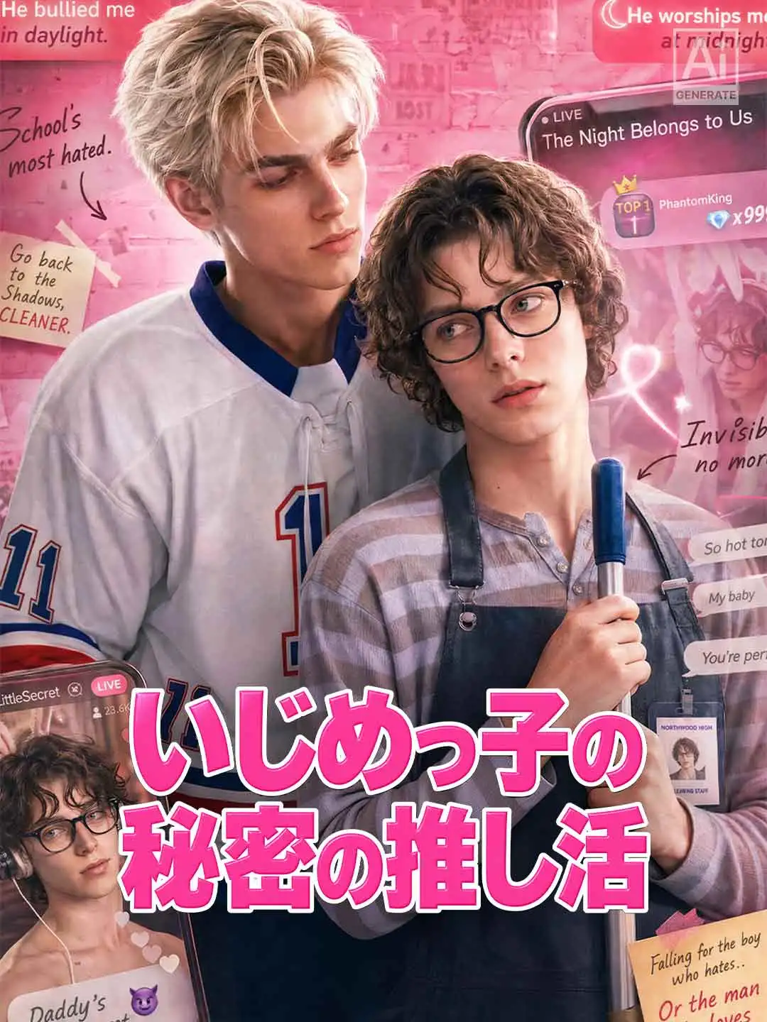 いじめっ子の秘密の推し活 short drama poster