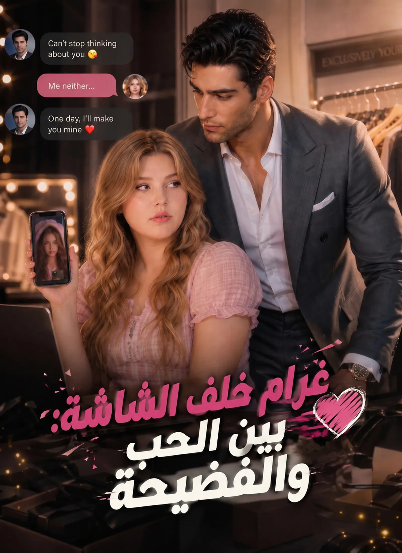 غرام خلف الشاشة: بين الحب والفضيحة short drama poster