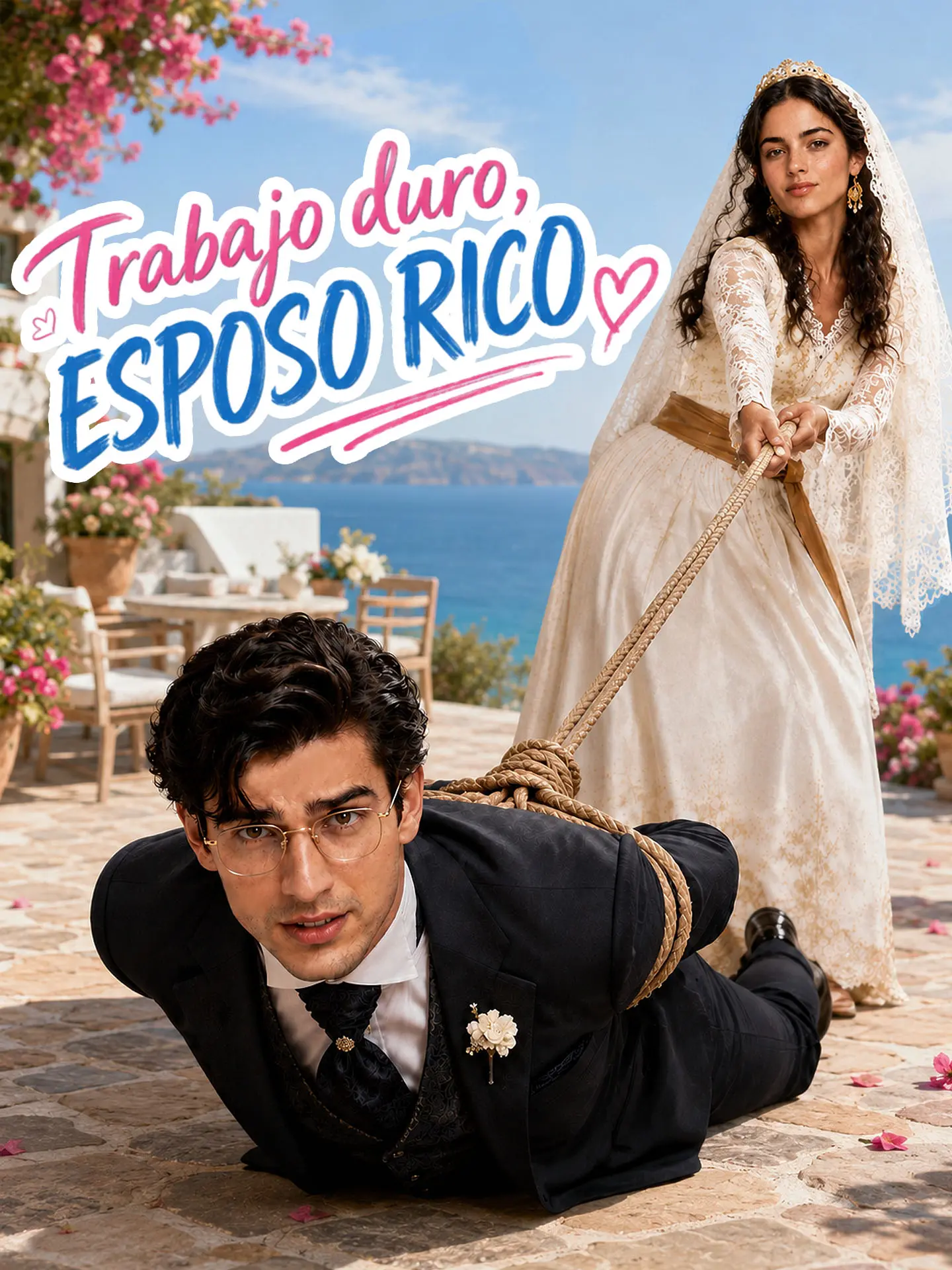 Trabajo duro, esposo rico short drama poster