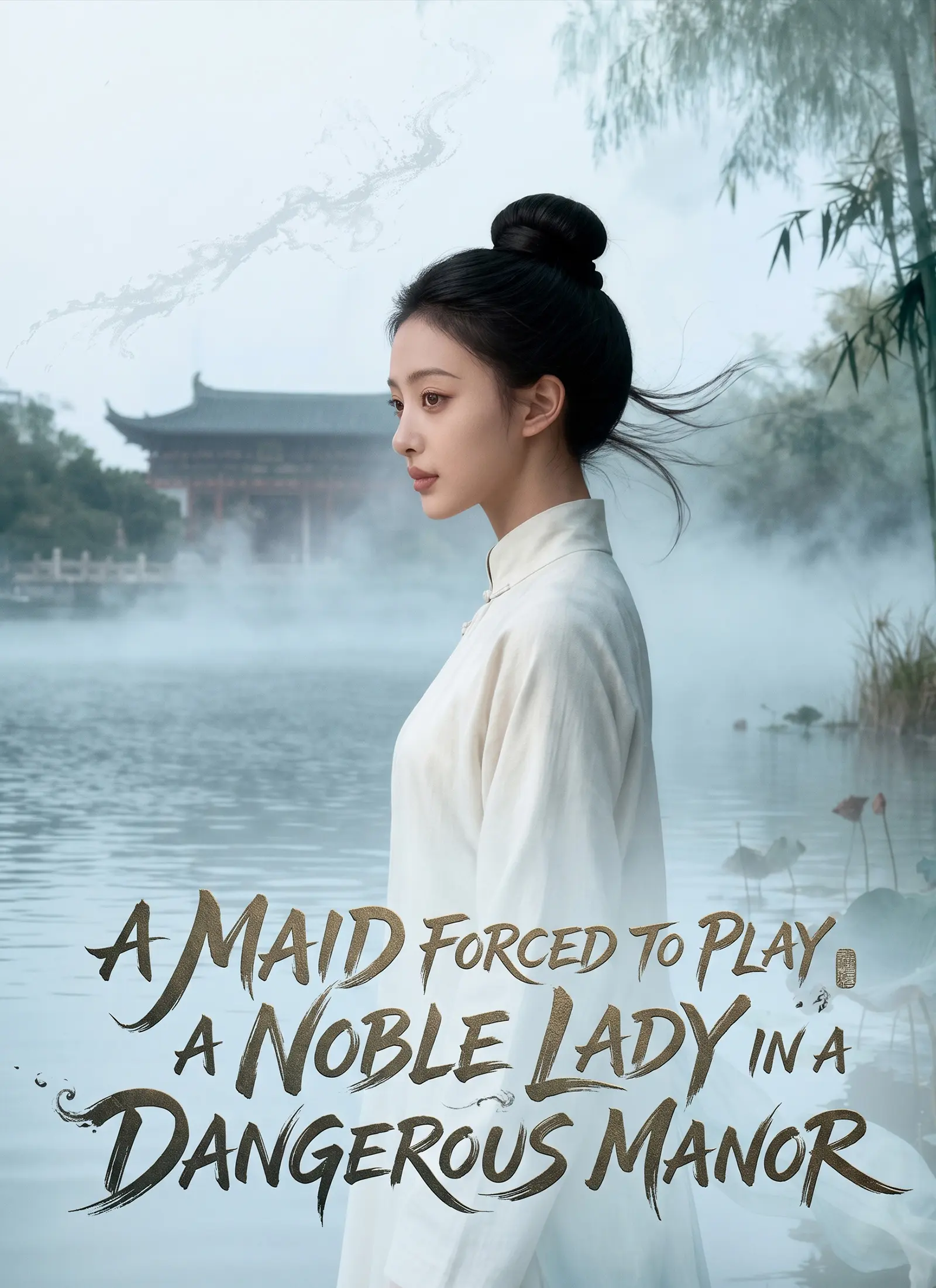 A Maid Forced To Play A Noble Lady In A Dangerous Manor short drama poster