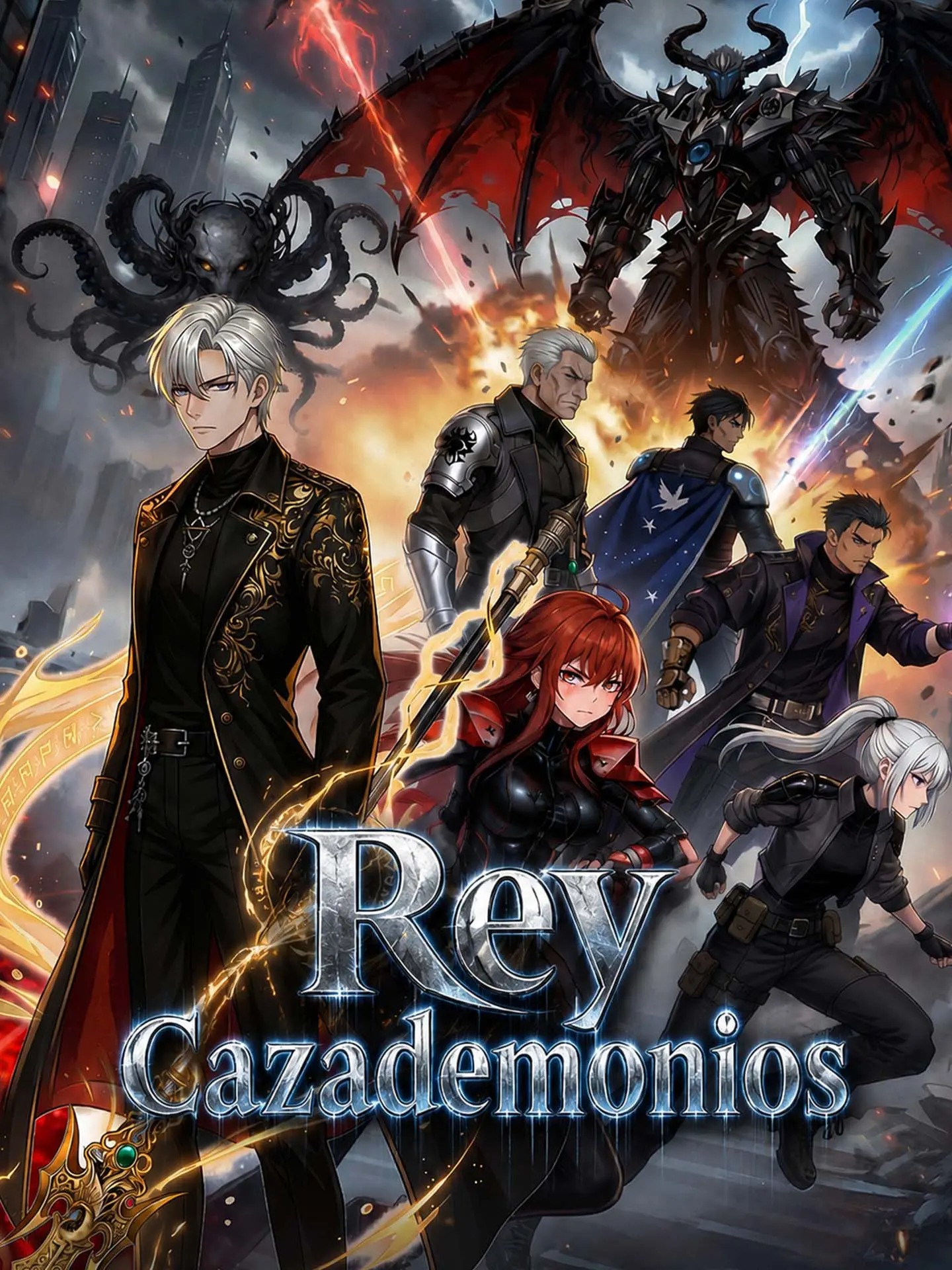 Rey Cazademonios short drama poster