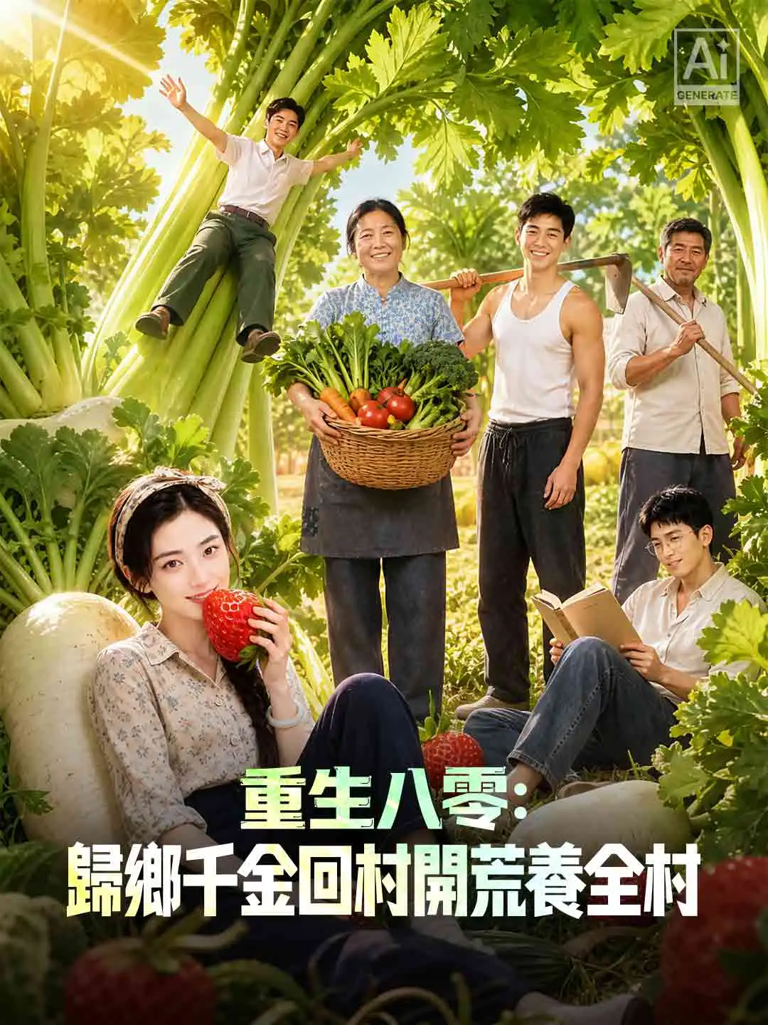 重生八零：歸鄉千金回村開荒養全村 short drama poster