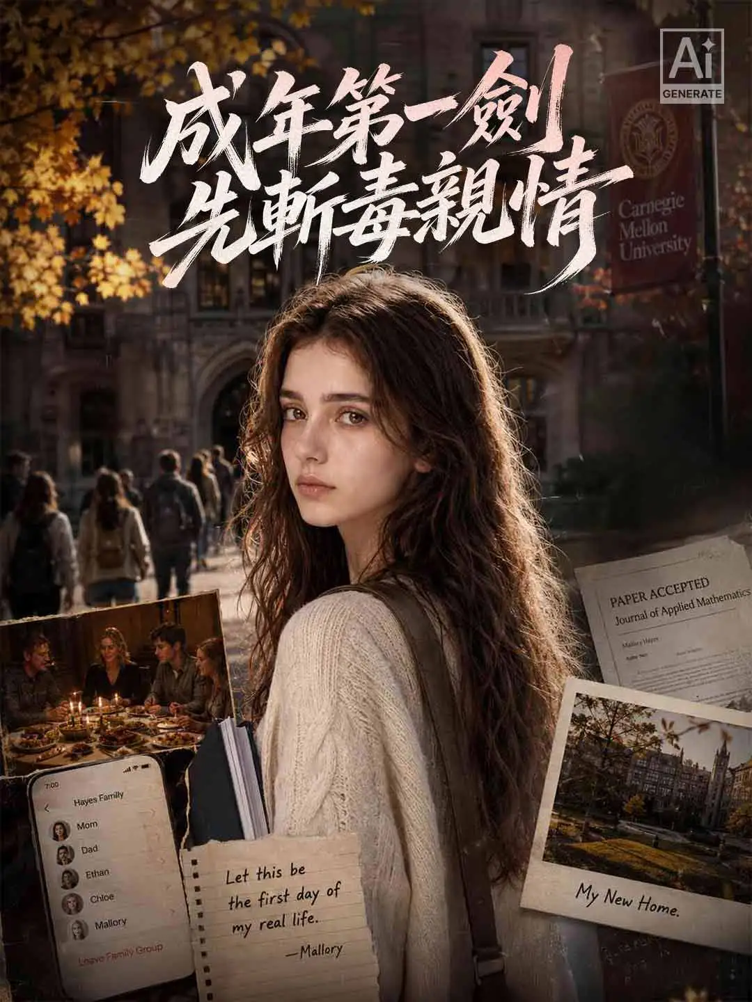 成年第一劍，先斬毒親情 short drama poster