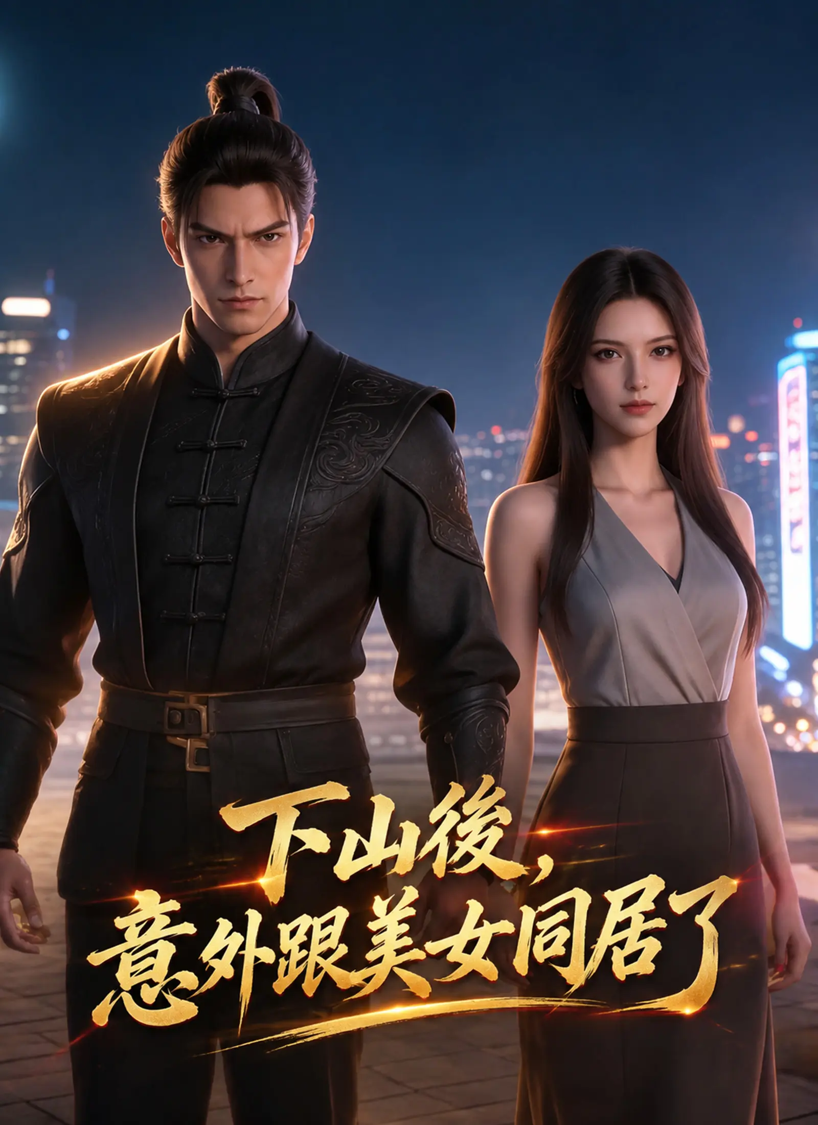 下山後，意外跟美女同居了 short drama poster