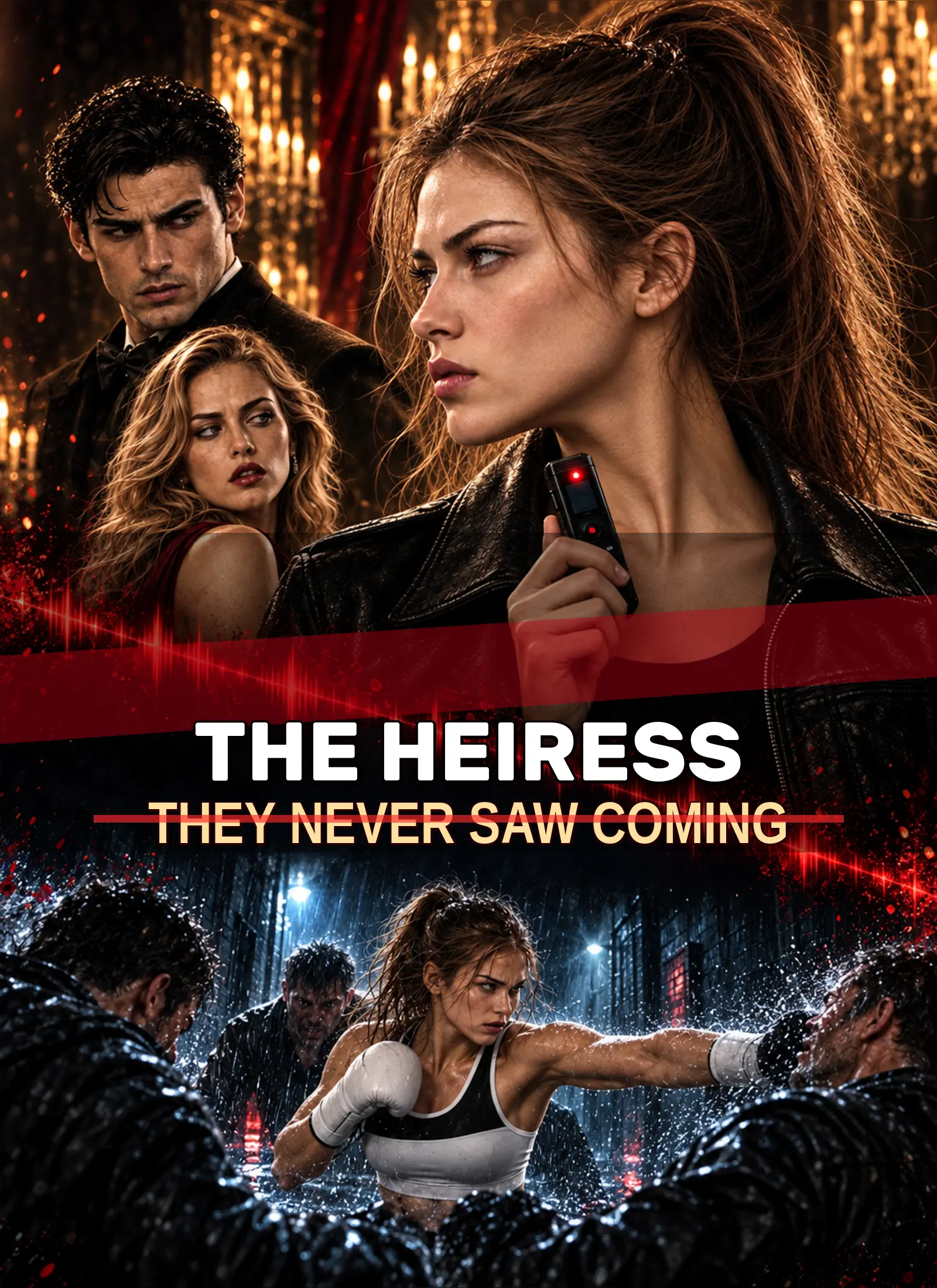 The Heiress They Never Saw Coming short drama poster