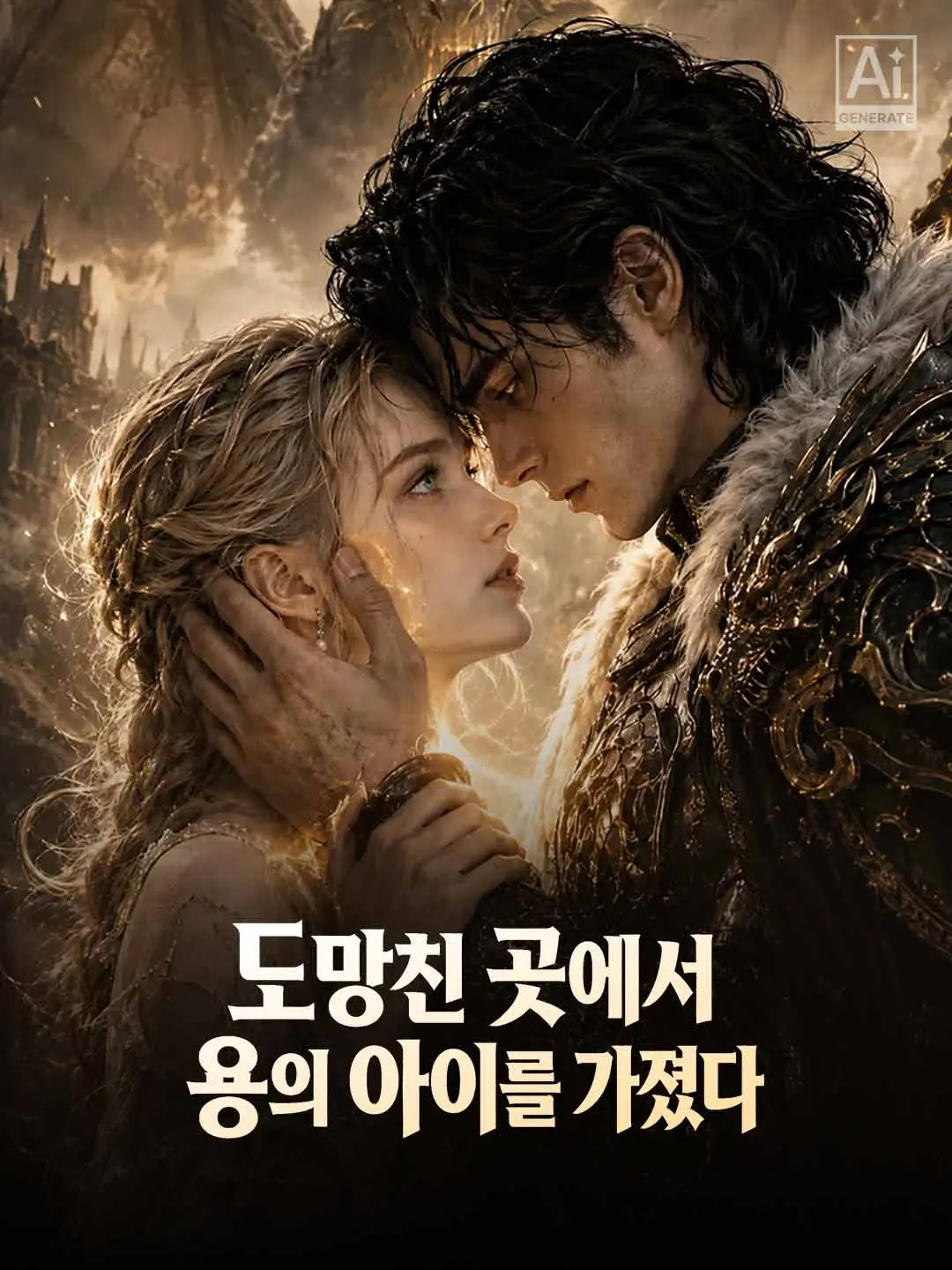 도망친 곳에서 용의 아이를 가졌다 short drama poster
