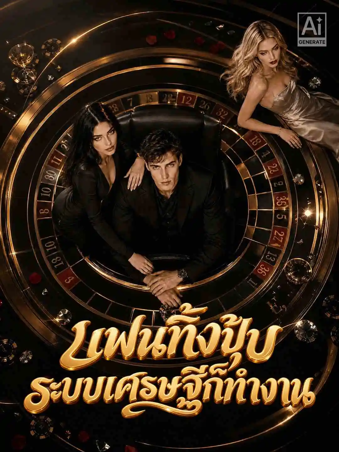 แฟนทิ้งปุ๊บ ระบบเศรษฐีก็ทำงาน short drama poster