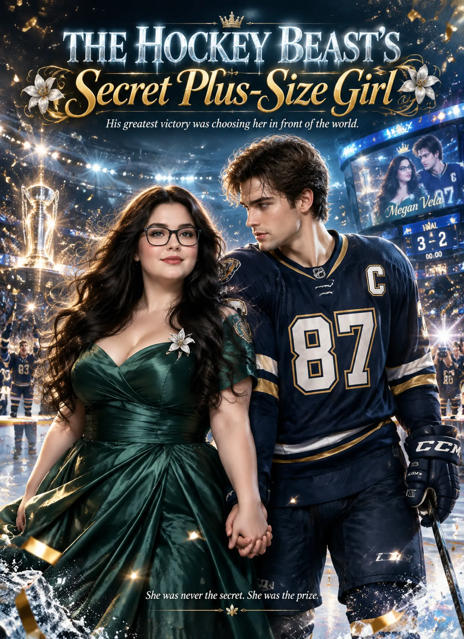 The Hockey Beast’s Secret Plus-Size Girl short drama poster