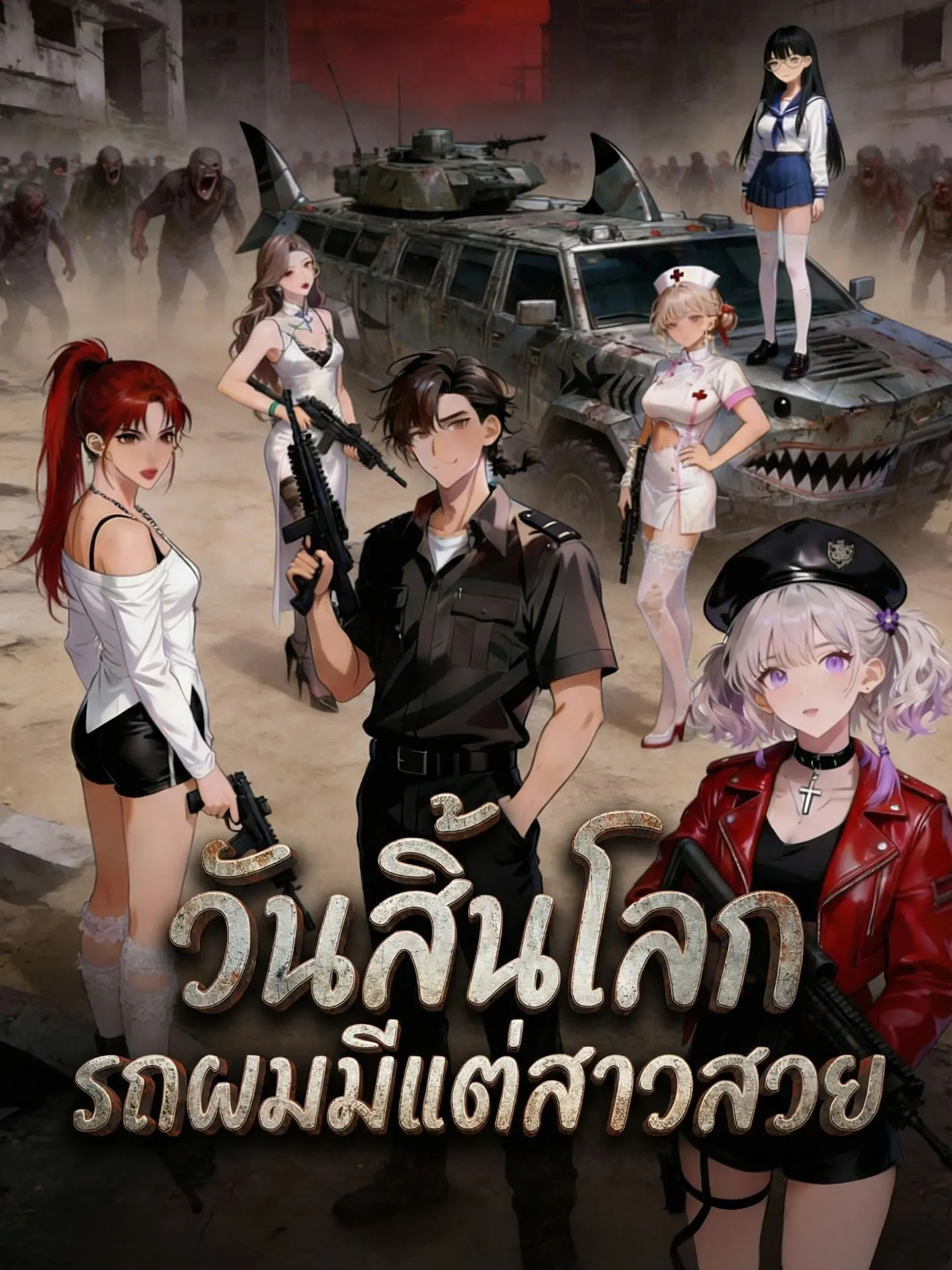 วันสิ้นโลก รถผมมีแต่สาวสวย short drama poster