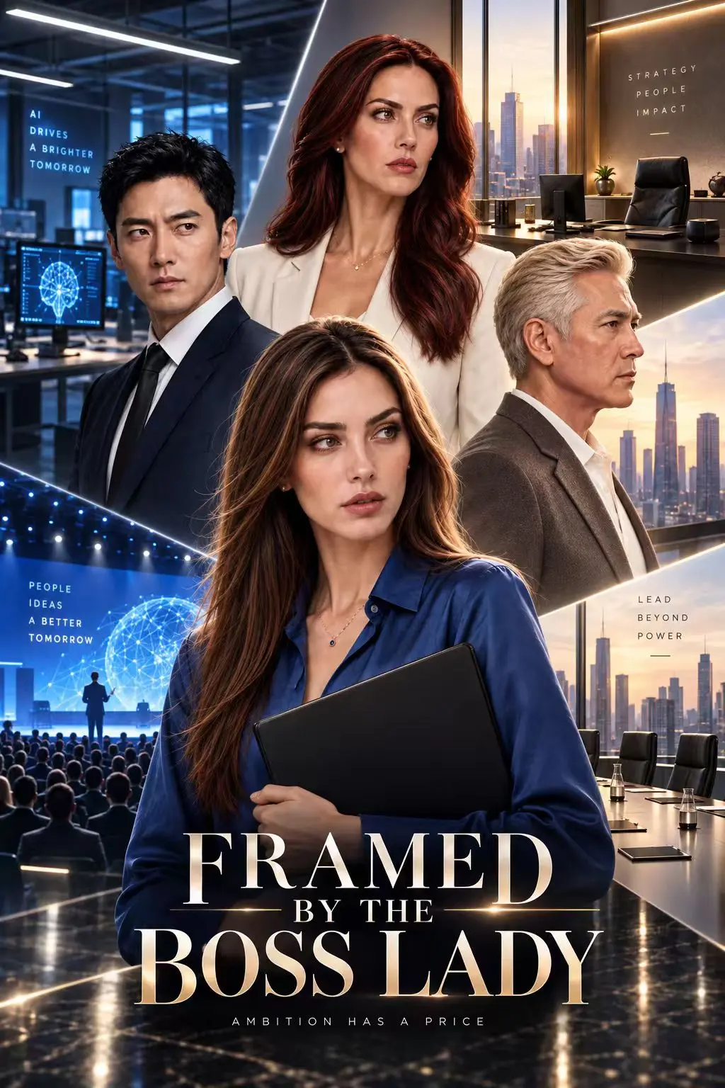 FRAMED BY THE BOSS LADY short drama poster