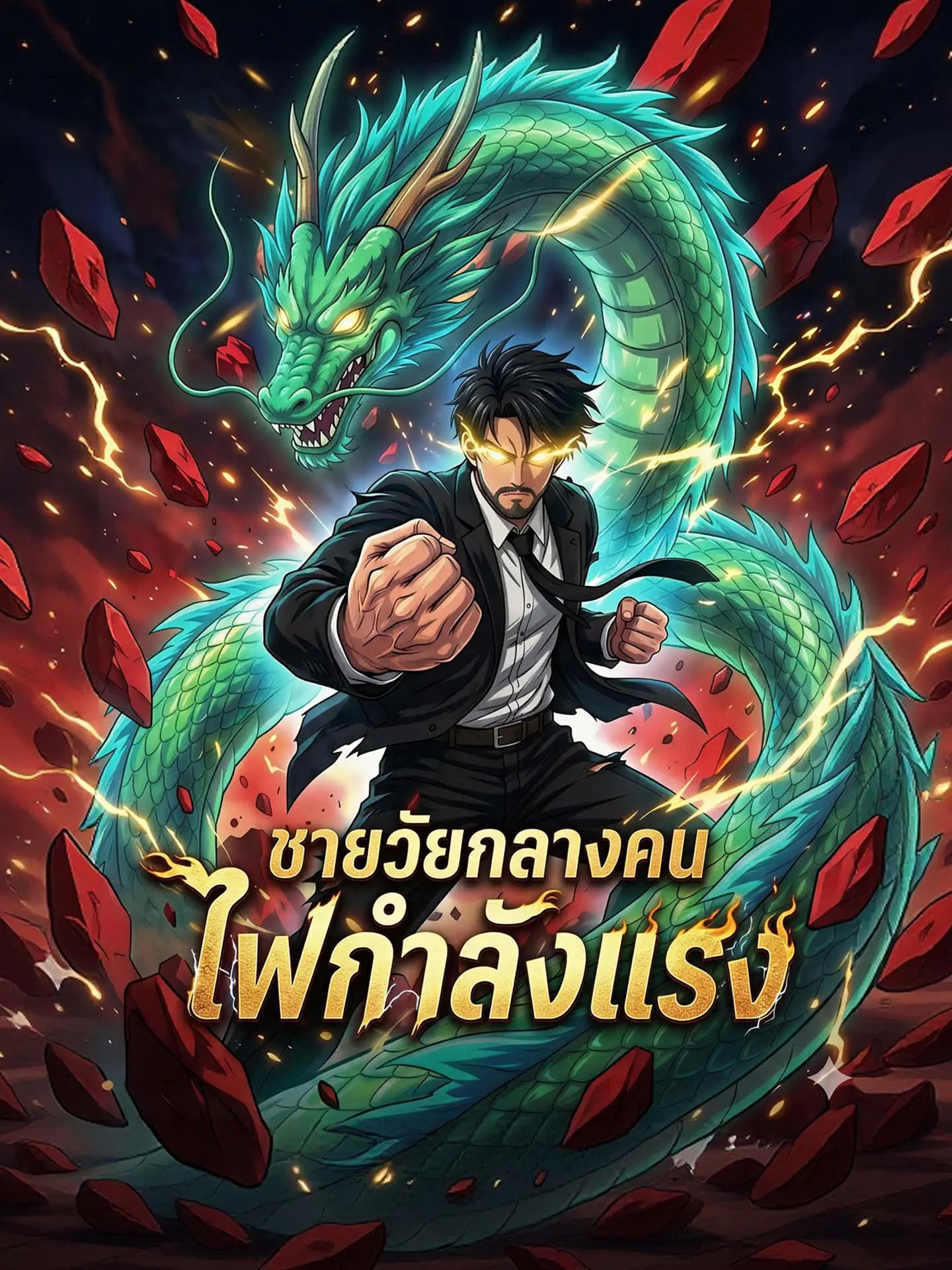 ชายวัยกลางคน ไฟกำลังแรง short drama poster