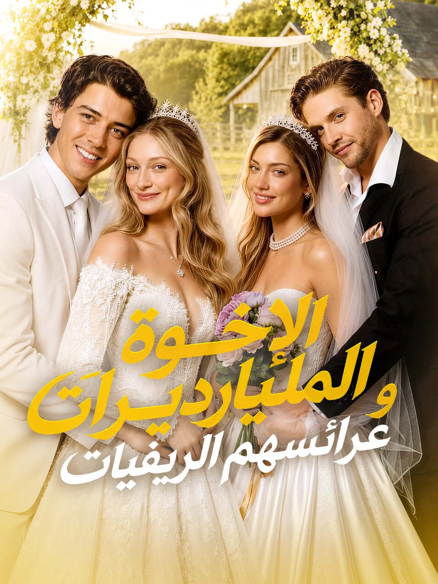 الإخوة المليارديرات وعرائسهم الريفيات short drama poster