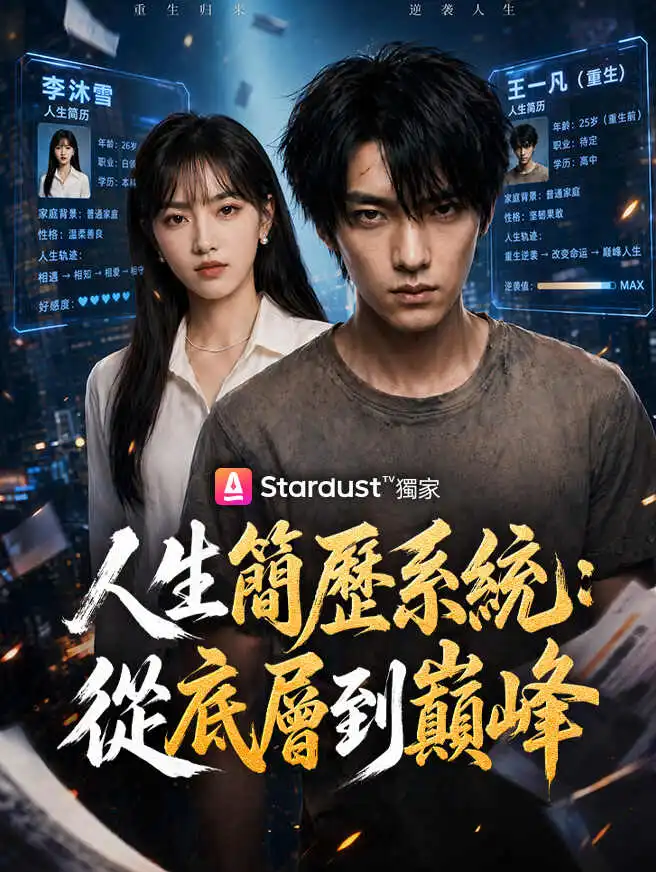人生簡歷系統：從底層到巔峰 short drama poster