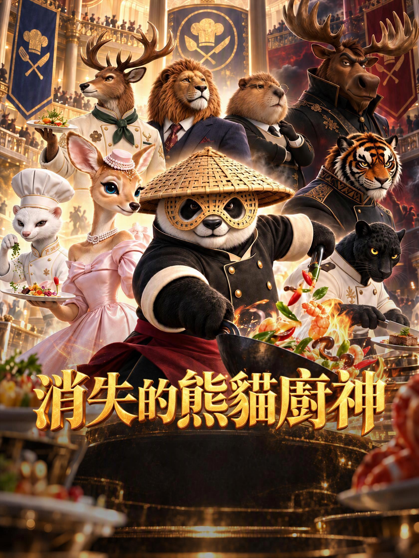 消失的熊貓廚神 short drama poster