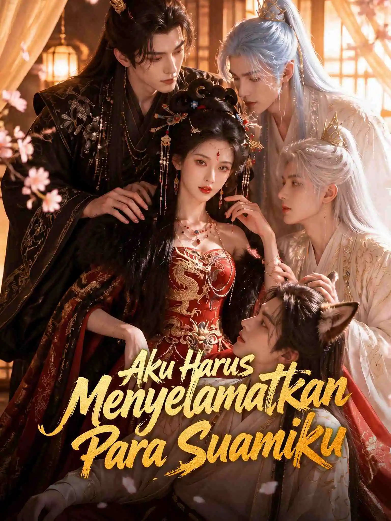 印尼配 黑化值99!女帝靠撸毛攻略全后宫! short drama poster