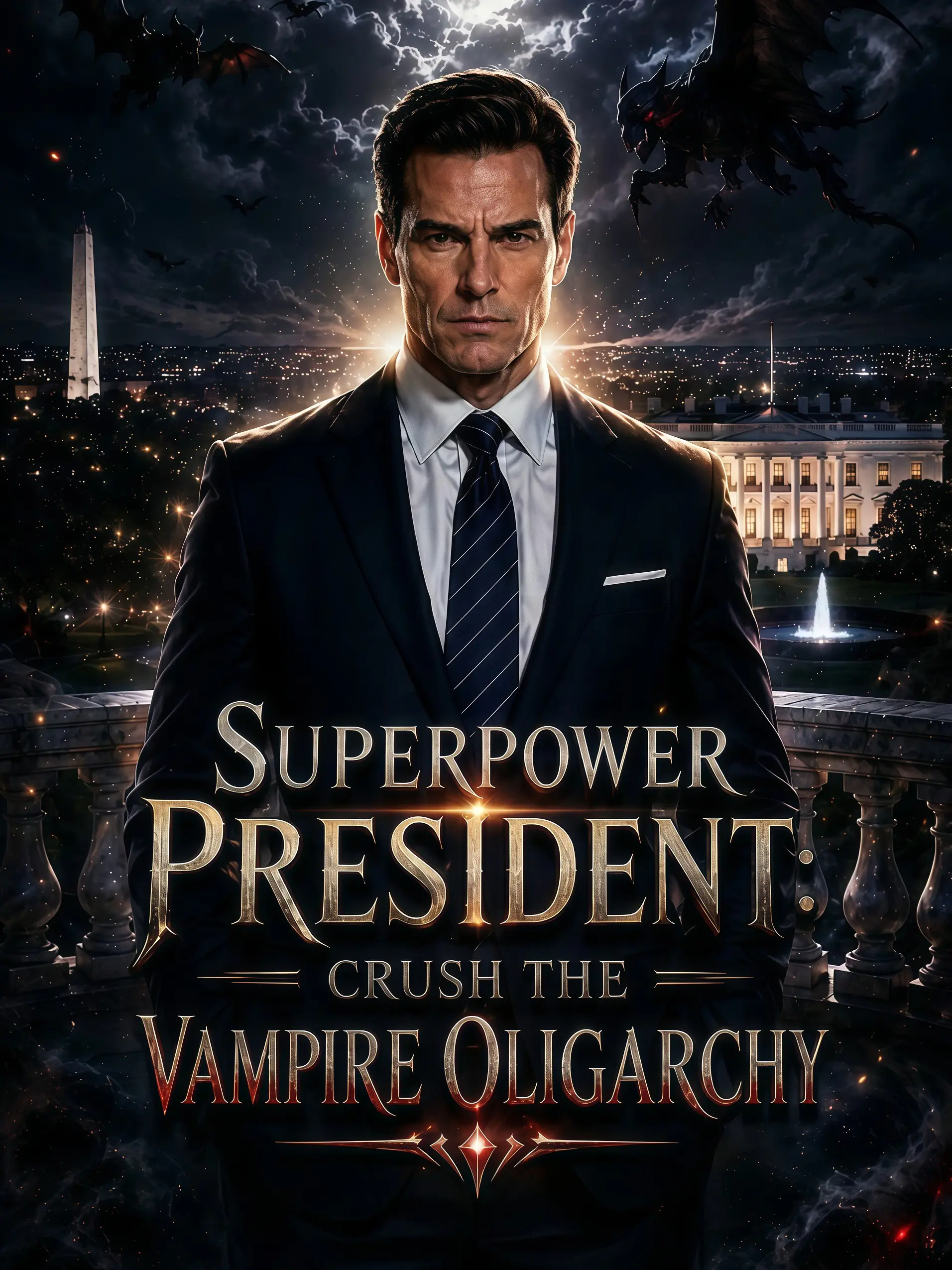 SUPERPOWER PRESIDENT：CRUSH THEVAMPIRE OLIGARCHY short drama poster
