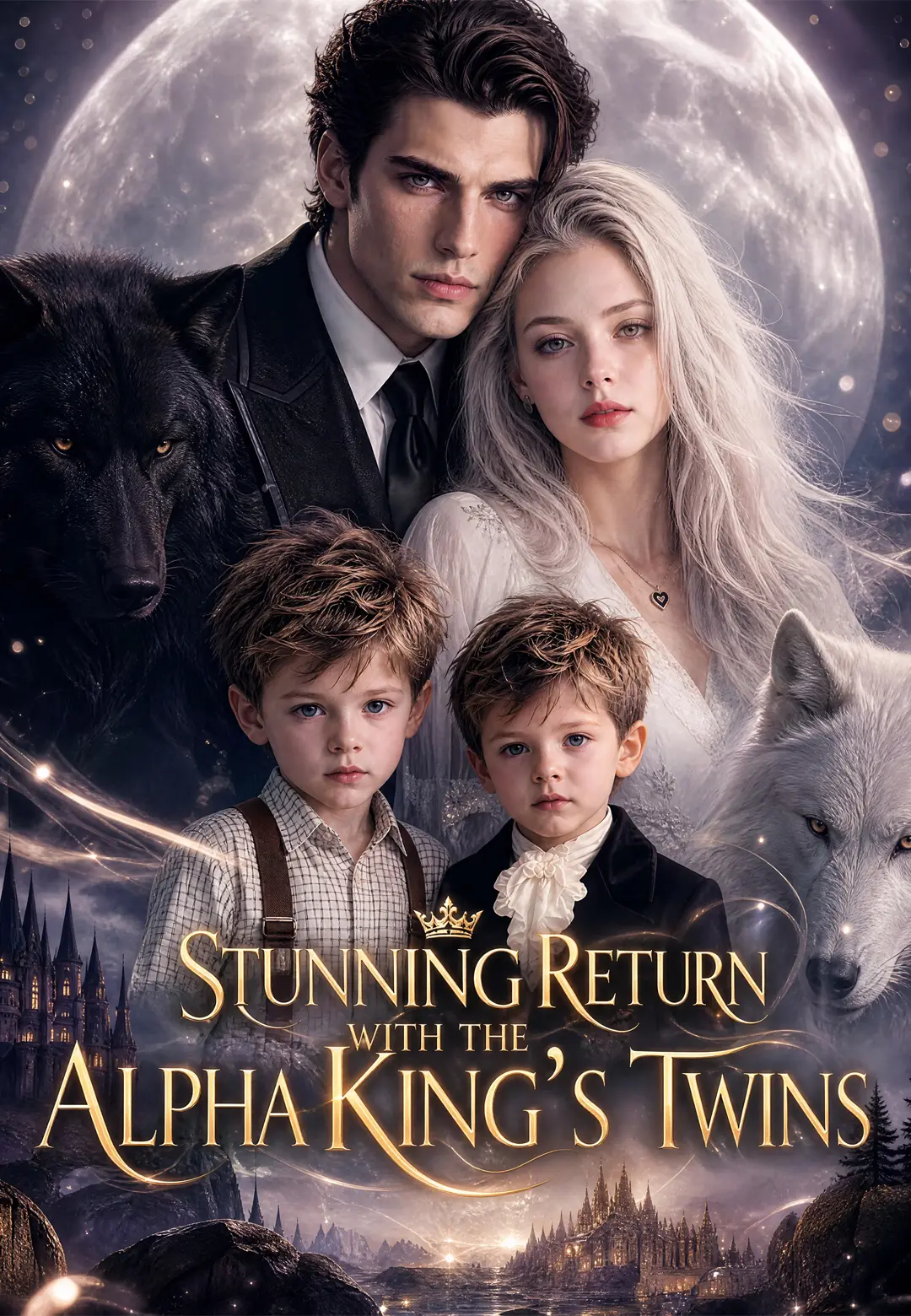 Stunning Return with the Alpha King's Twins short drama poster