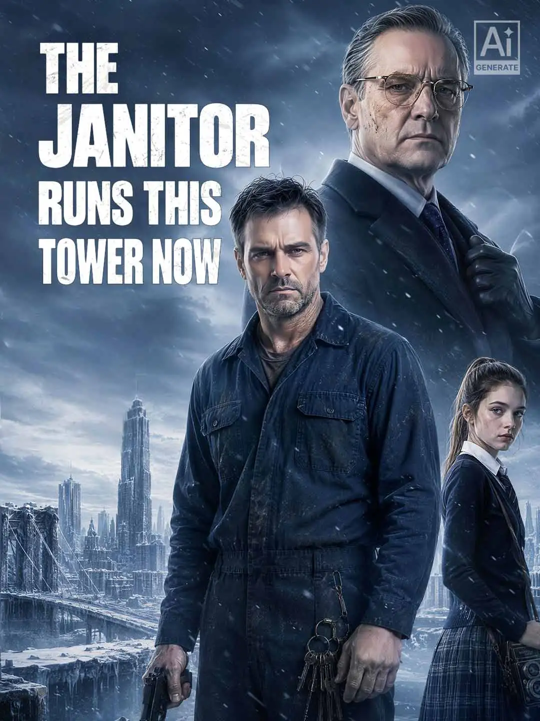 The Janitor Runs This Tower Now short drama poster