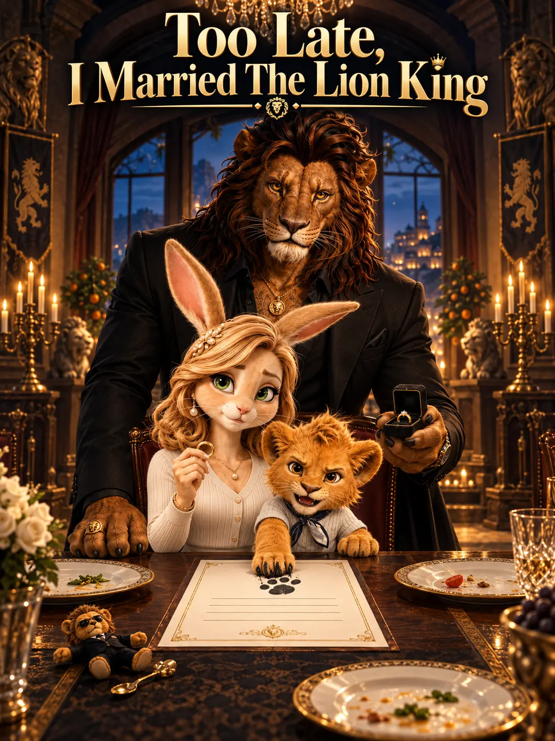 Too Late, I Married The Lion King short drama poster