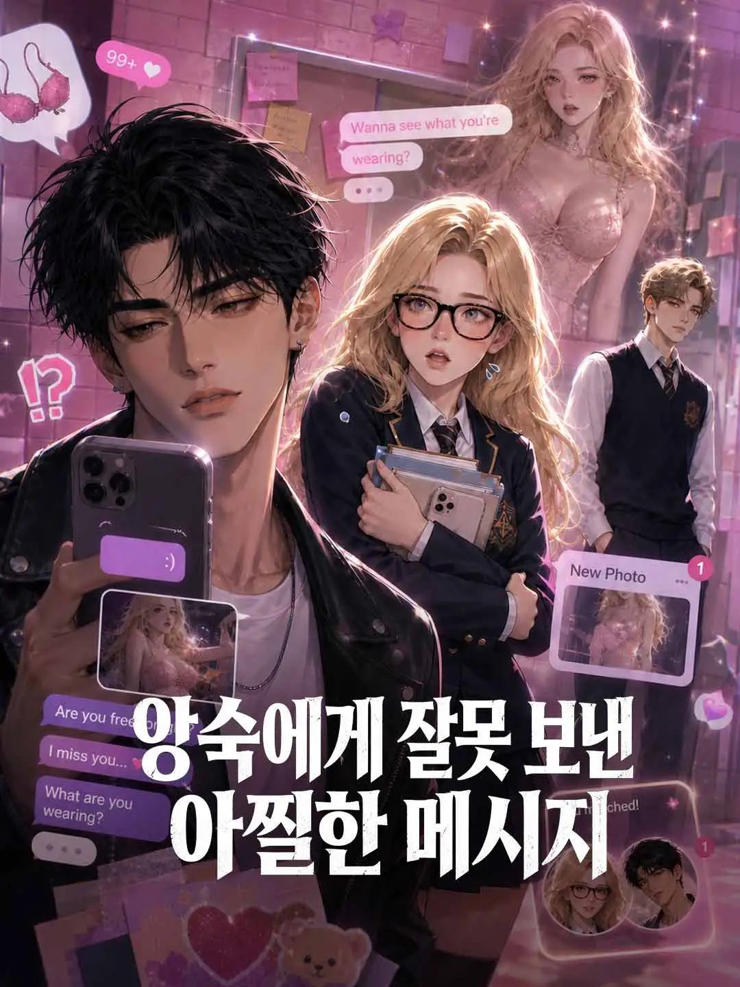 앙숙에게 잘못 보낸 아찔한 메시지 short drama poster
