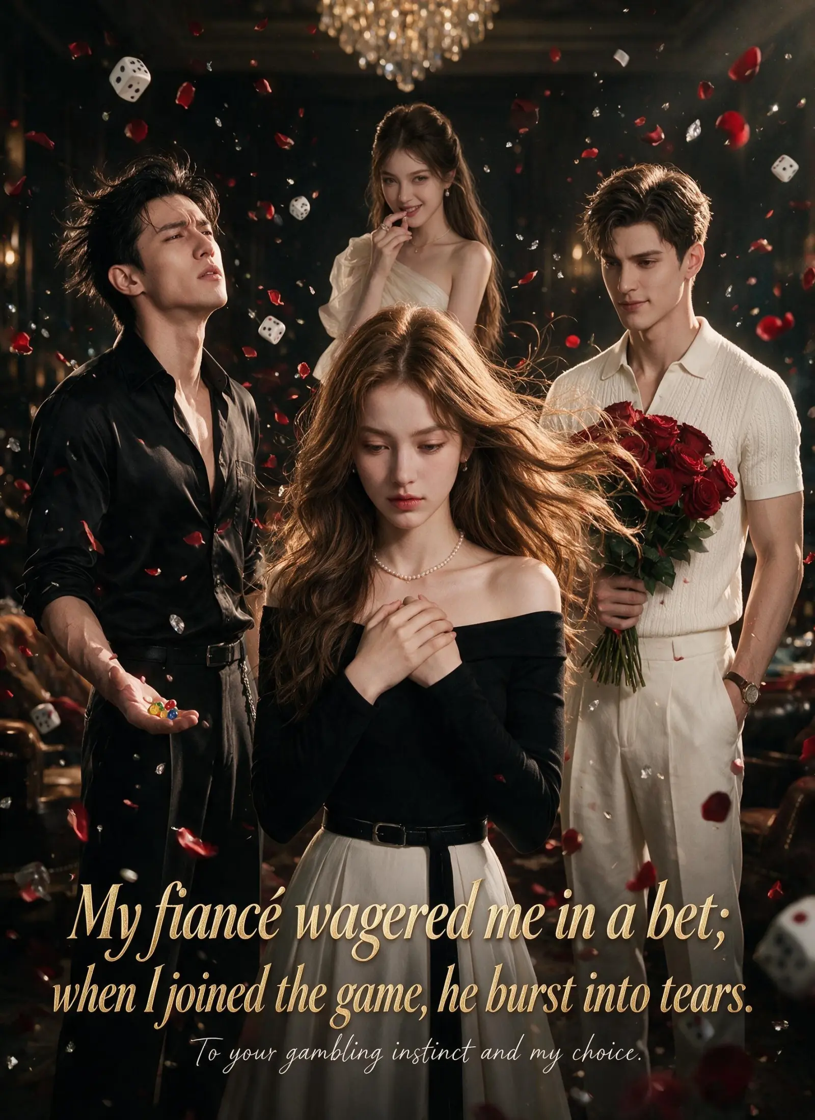 My fiancé wagered me in a bet; when I joined the game, he burst into tears short drama poster