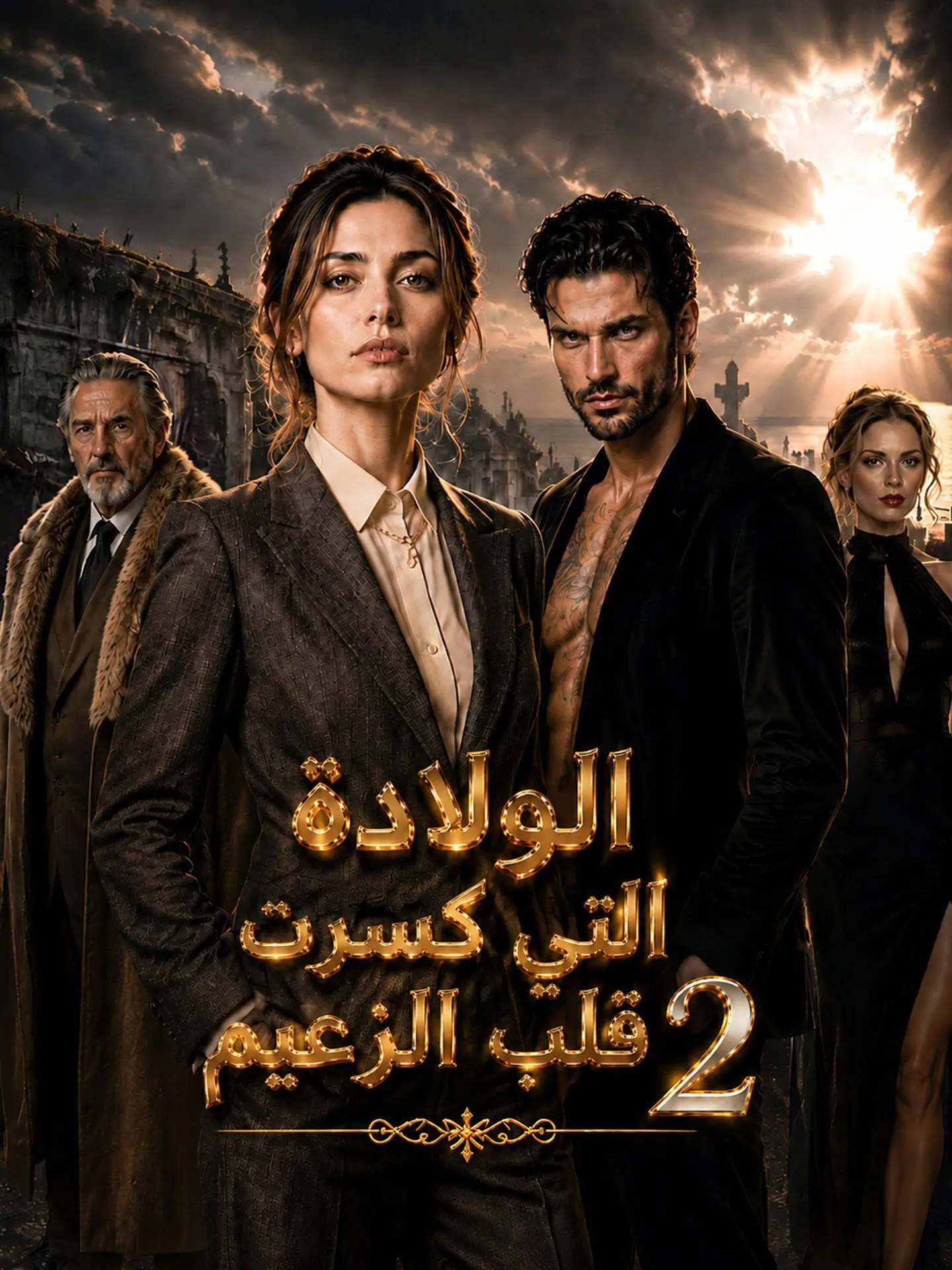المدبلج-الولادة التي كسرت قلب الزعيم 2 short drama poster