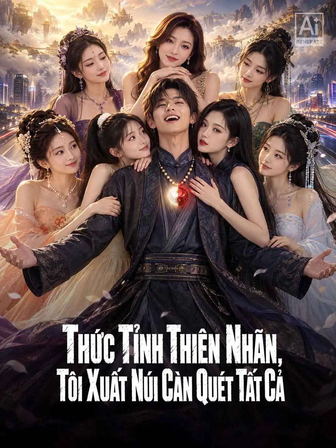 Mở đầu thức tỉnh Thiên nhãn, tôi xuống núi càn quét tất cả short drama poster