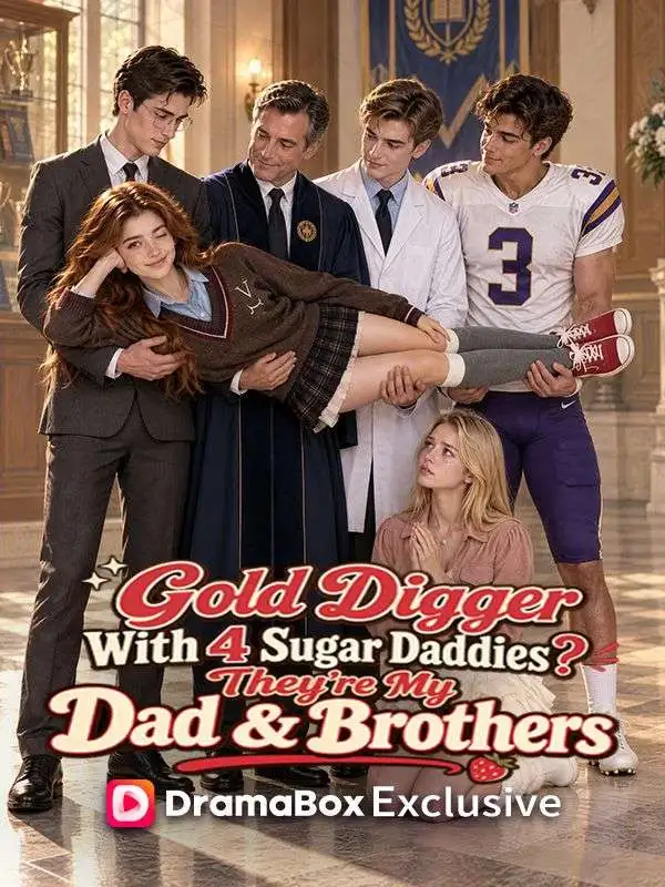 Gold Digger With 4 Sugar Daddies? They're My Dad & Brothers short drama poster