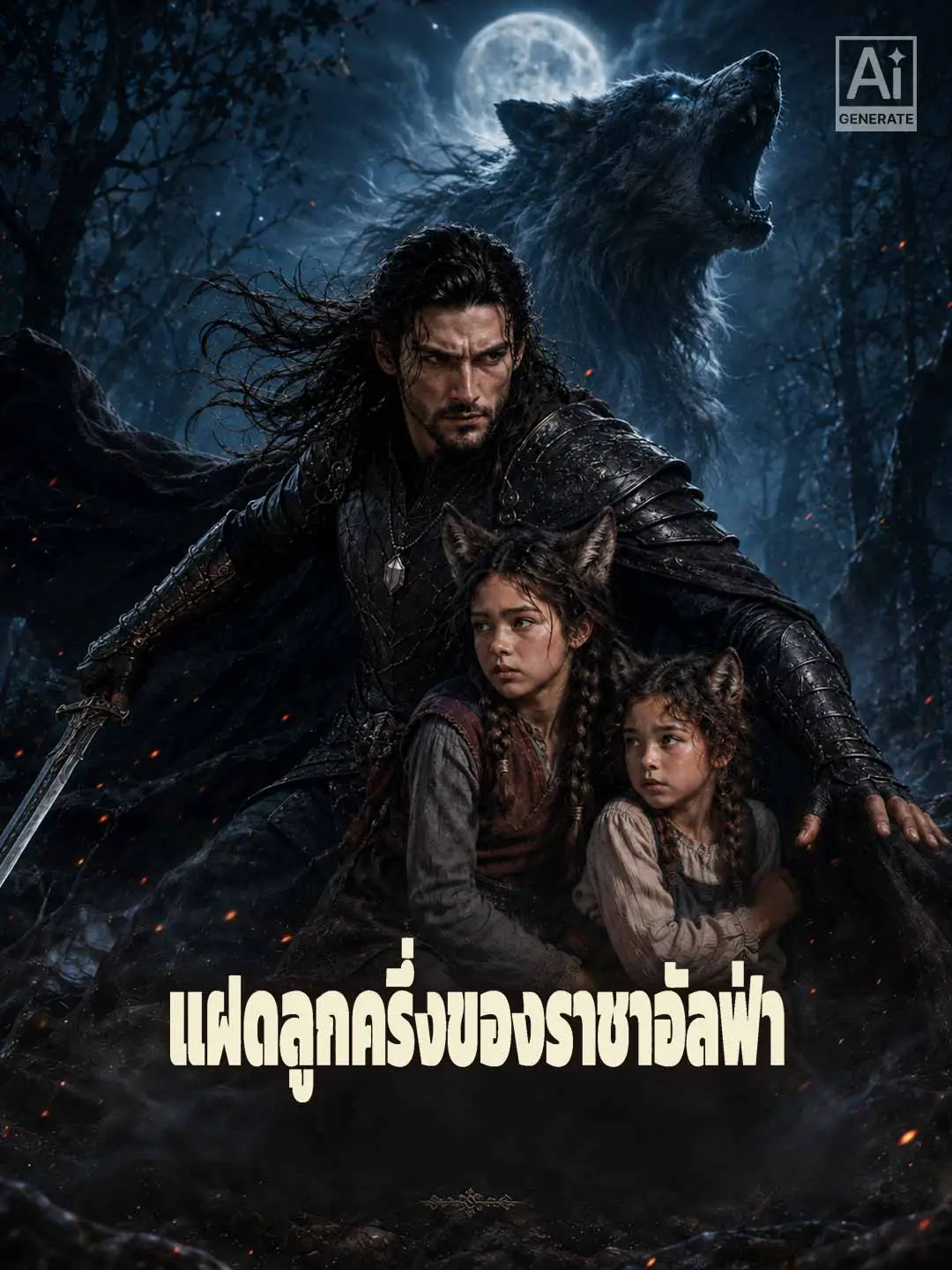 แฝดลูกครึ่งของราชาอัลฟ่า short drama poster